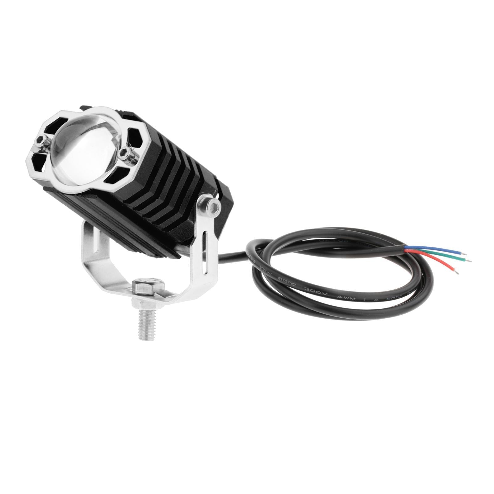 Universal Motorcycles LED Headlight Fog Lamp Drl 150W Scooters Truck Black