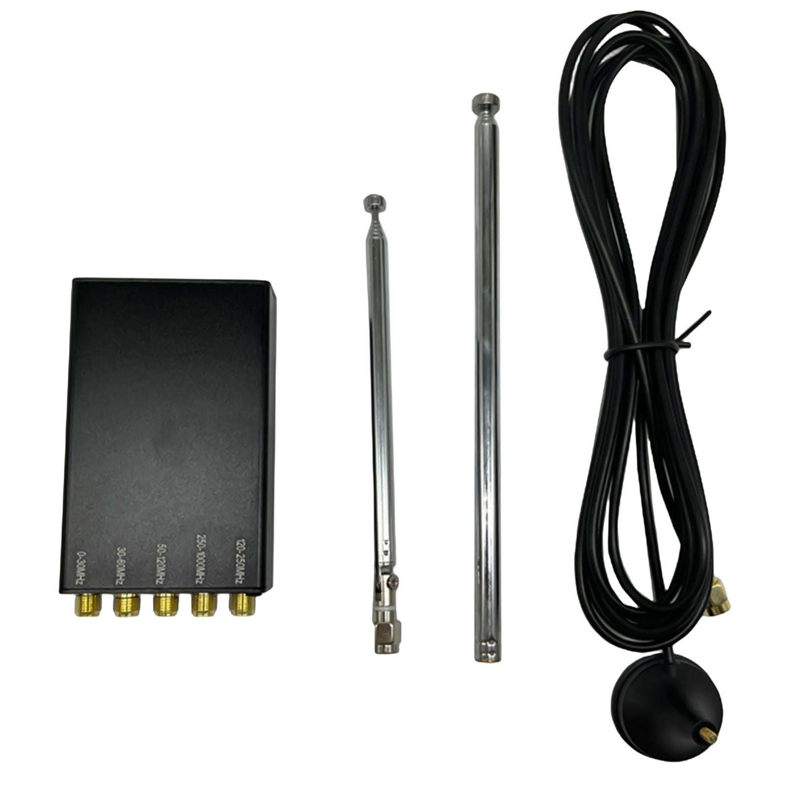 10M Portable SDR Receiver Adc 12Bit Railway Aviation 5 Antenna Interface