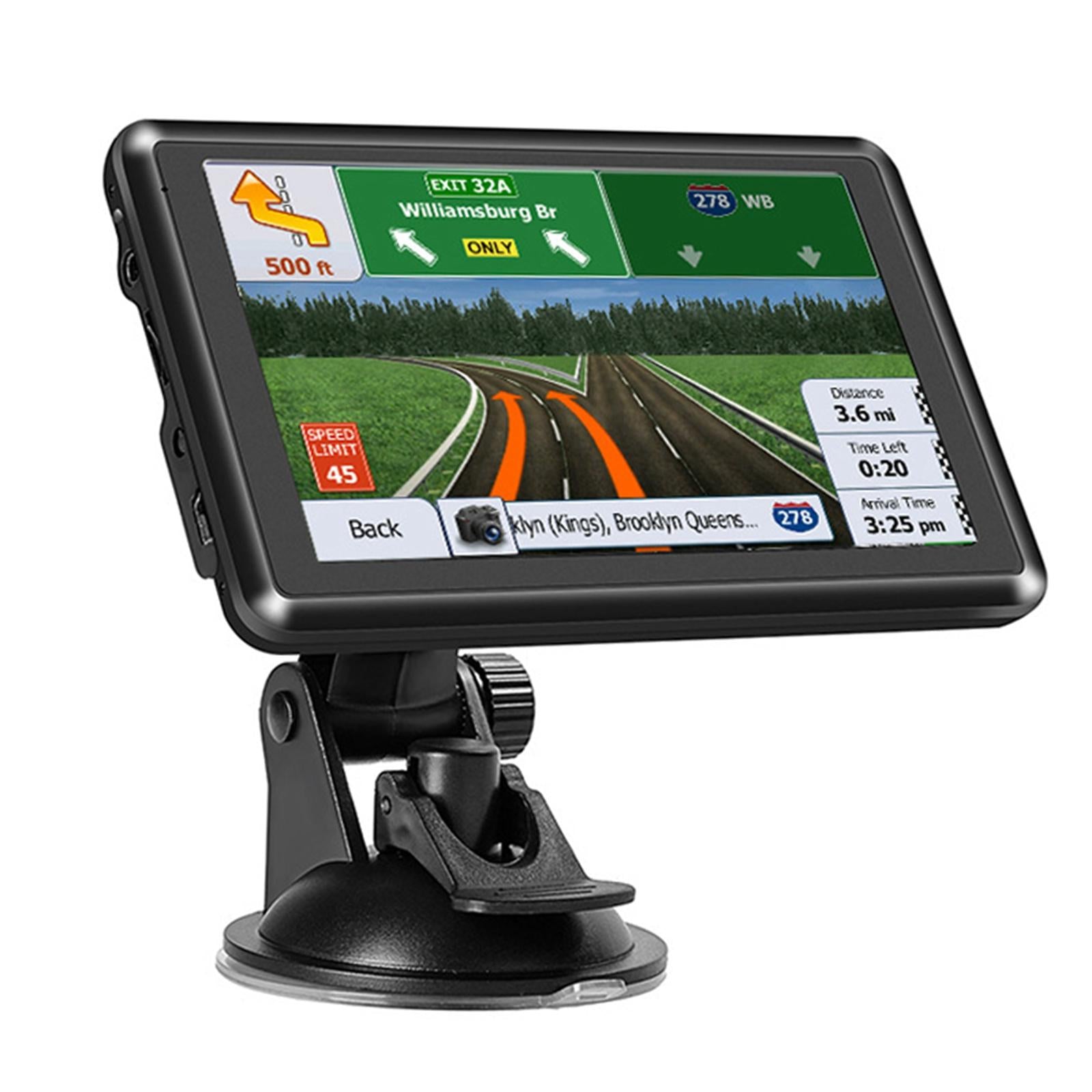 5" TFT Touch Screen Car Truck GPS Navigation System Spoken Direction Vehicle