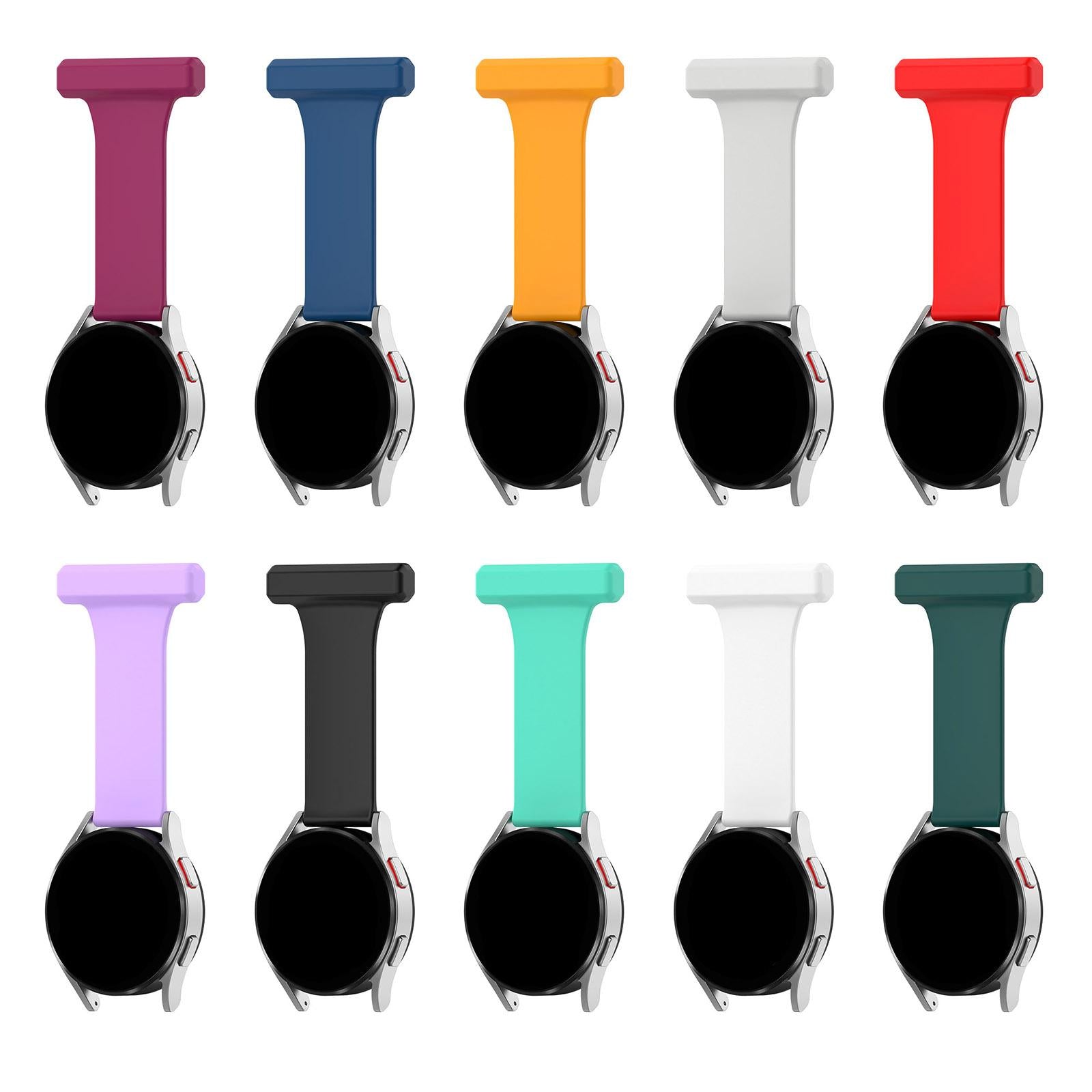 2xNurses Watch Fob Clip On Strap Watchband Bracelet Band Nurse Gift Black