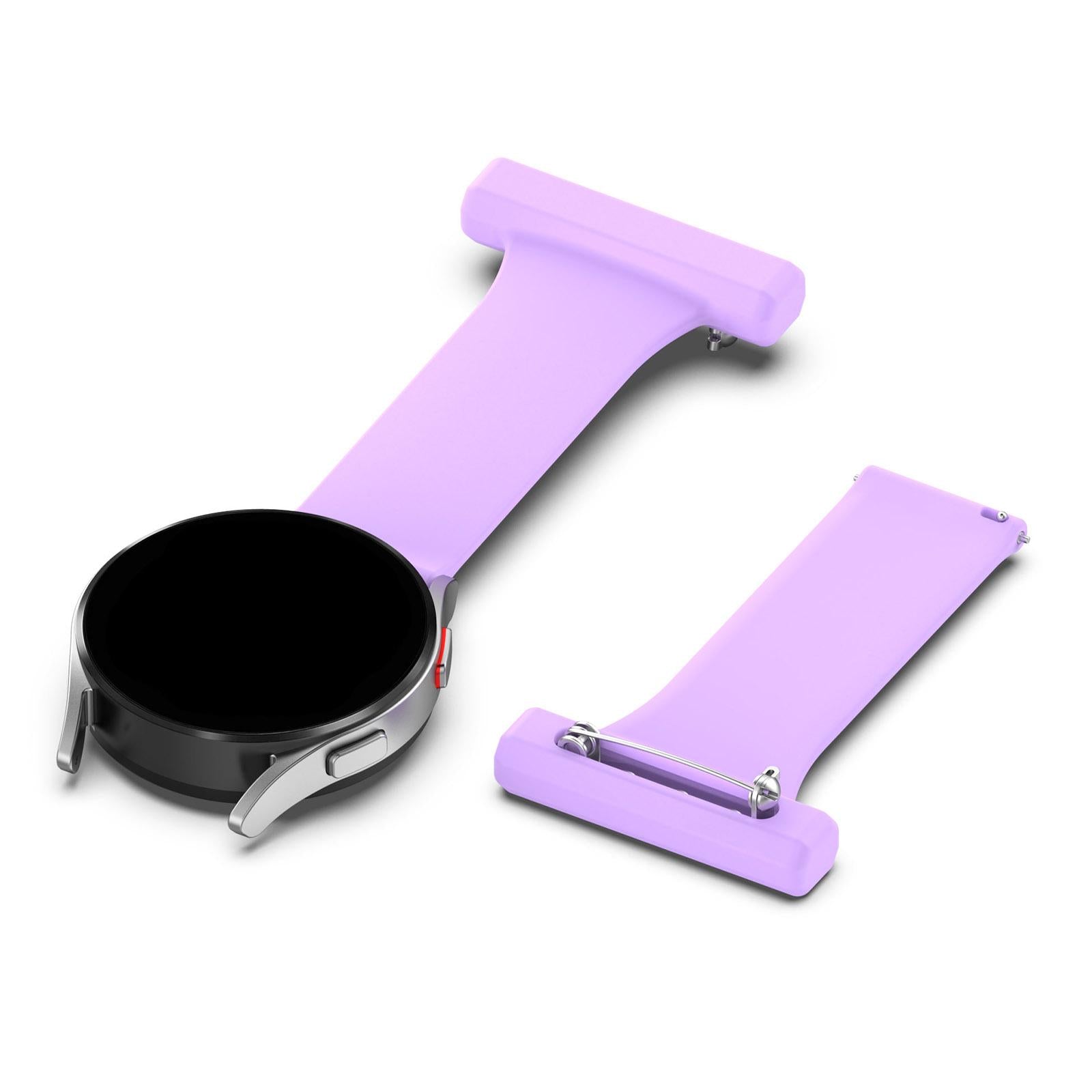 3xNurses Watch Fob Clip On Strap Watchband Bracelet Band Nurse Gift Purple