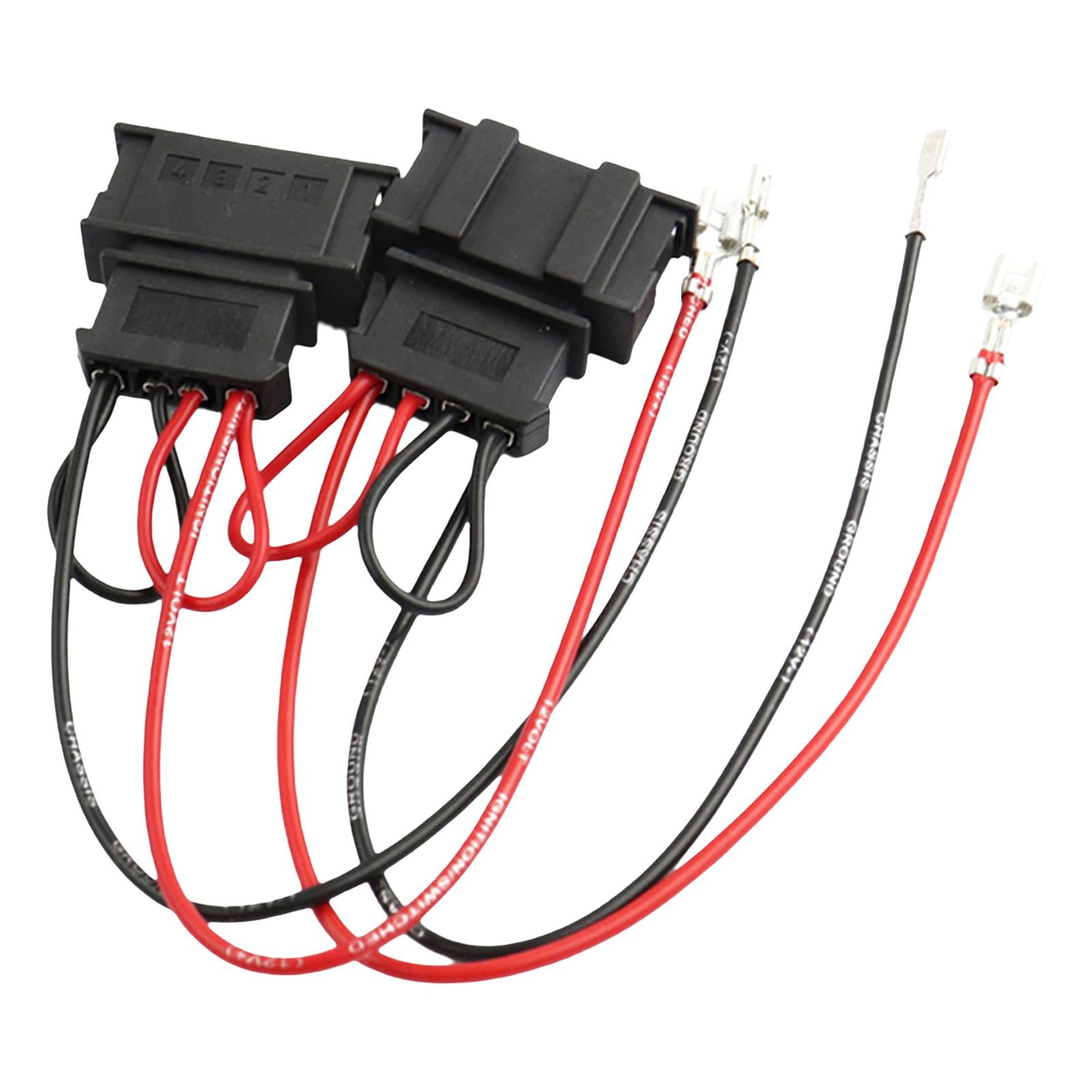 2Pcs Car Stereo Speaker Wire Harness Adaptor Parts for Golf for Seat