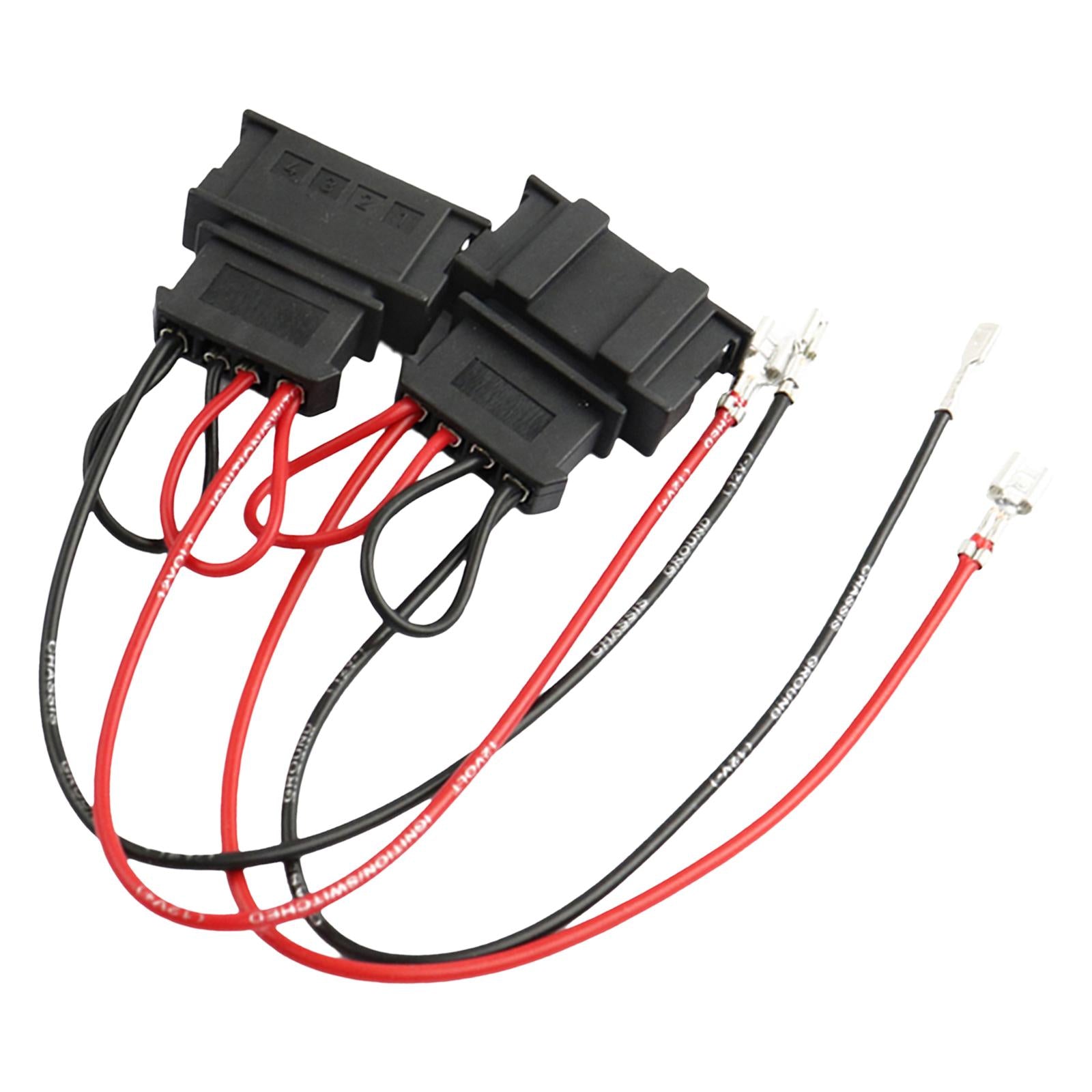 2Pcs Car Stereo Speaker Wire Harness Adaptor Parts for Golf for Seat