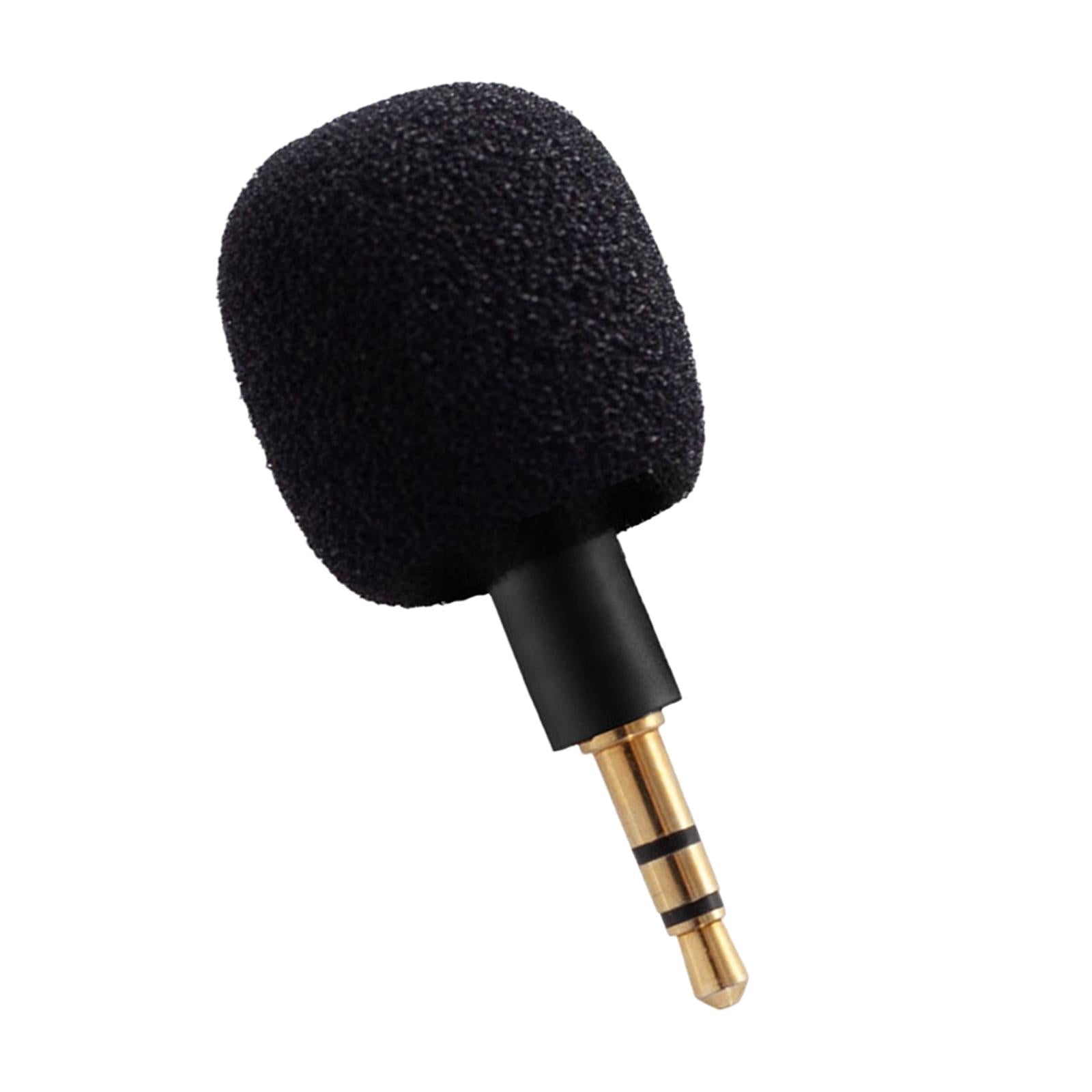 3xMini Condenser Microphone Anti Interference for Cell Phone Black Three Level
