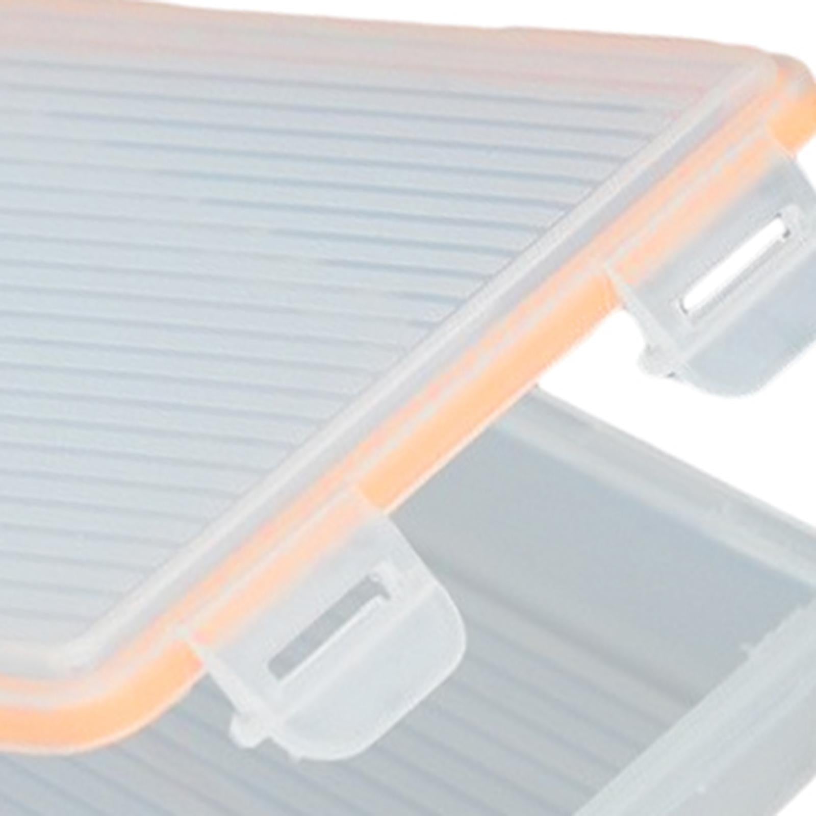 2xPlastic 18650 Battery Storage Box IP66 Waterproof Compact Travel Outdoor