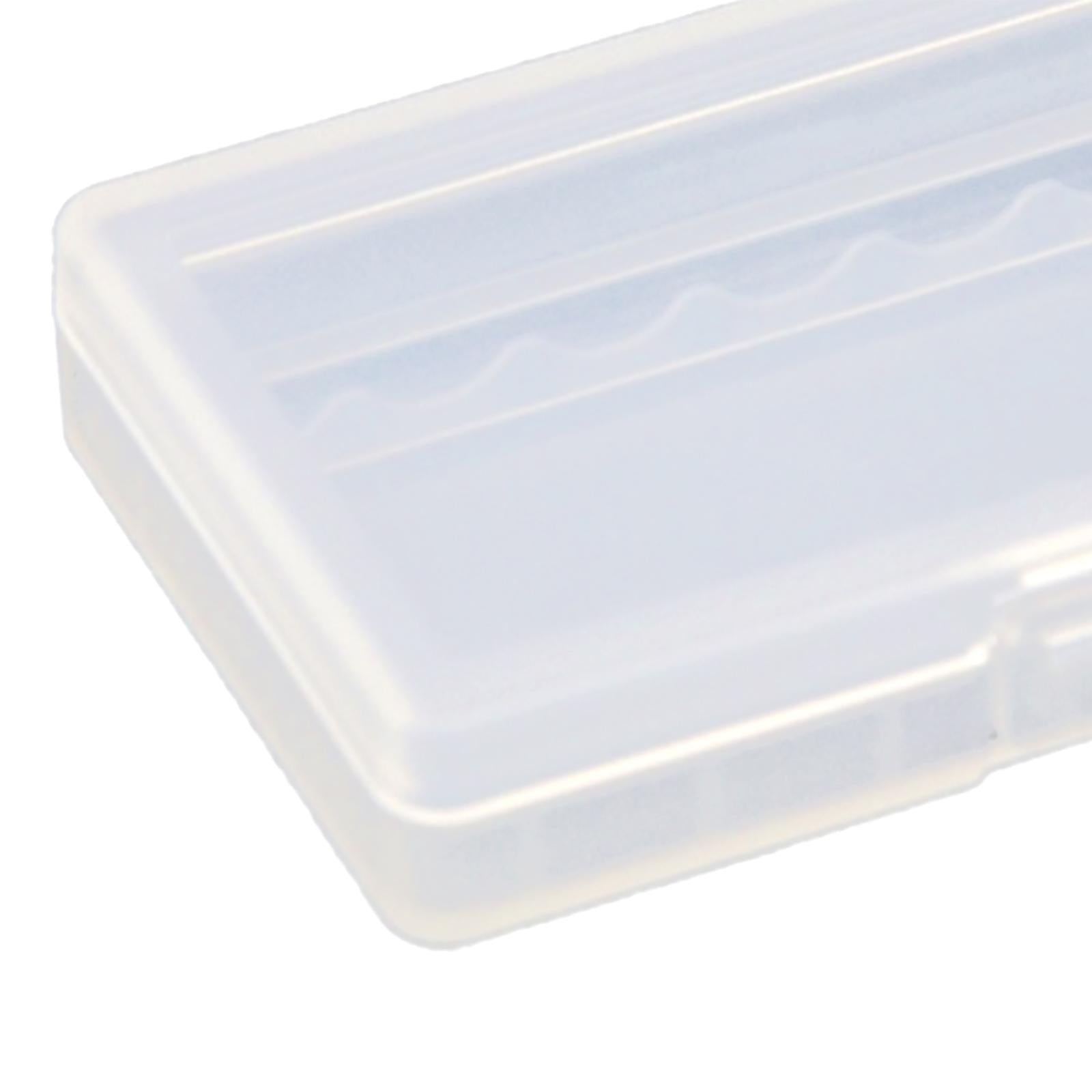 3xBattery Storage Case Holds 8 AAA Batteries Transparent Dustproof Portable