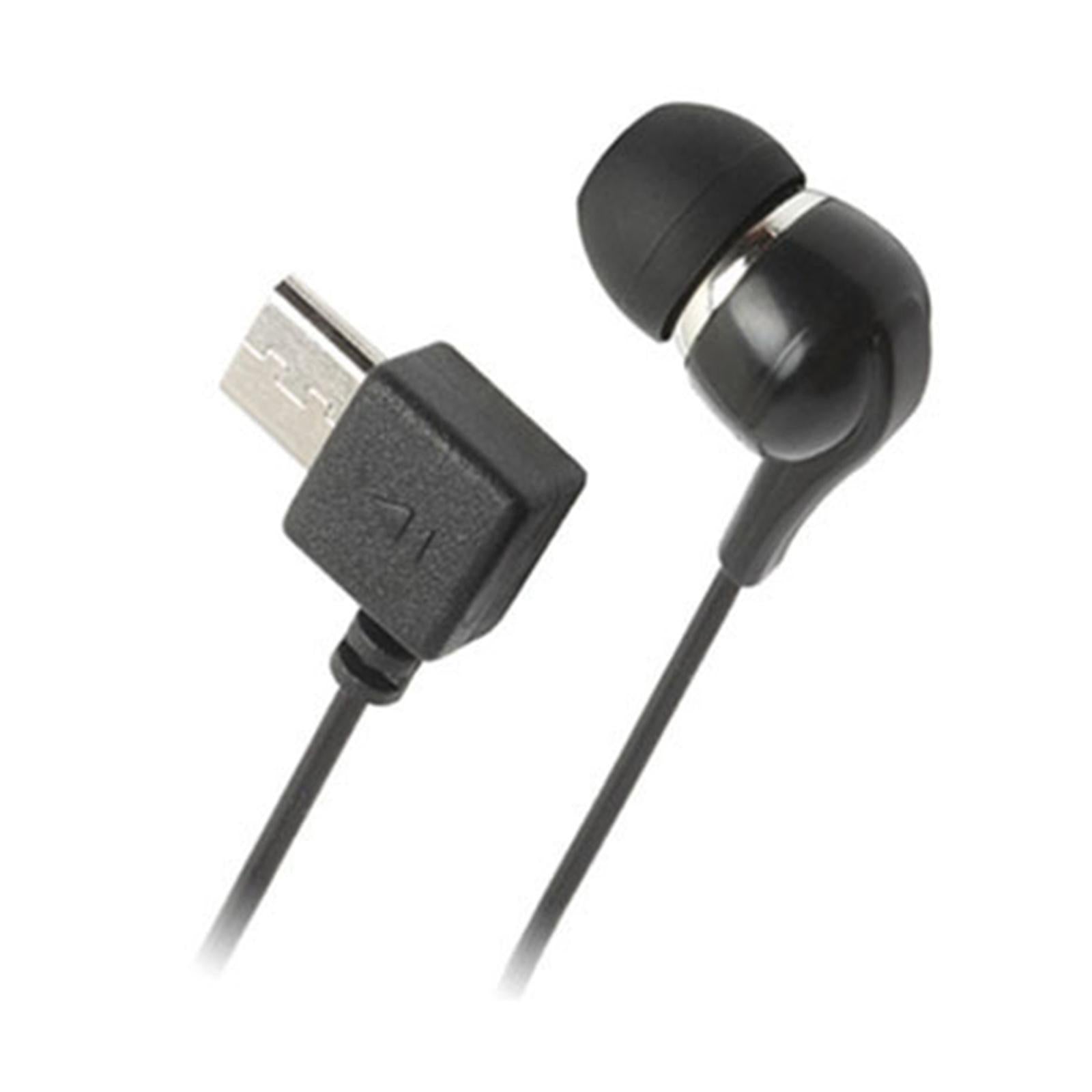 4xSingle Side Mono Wire Earphone in Ear Only Wired USB 5 Pins Port Universal