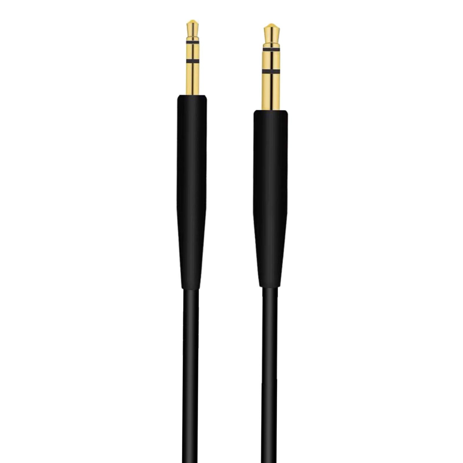 3xHeadphone Replacement Cable 2.5mm 140cm for QC25 35 35II  Black No Mic
