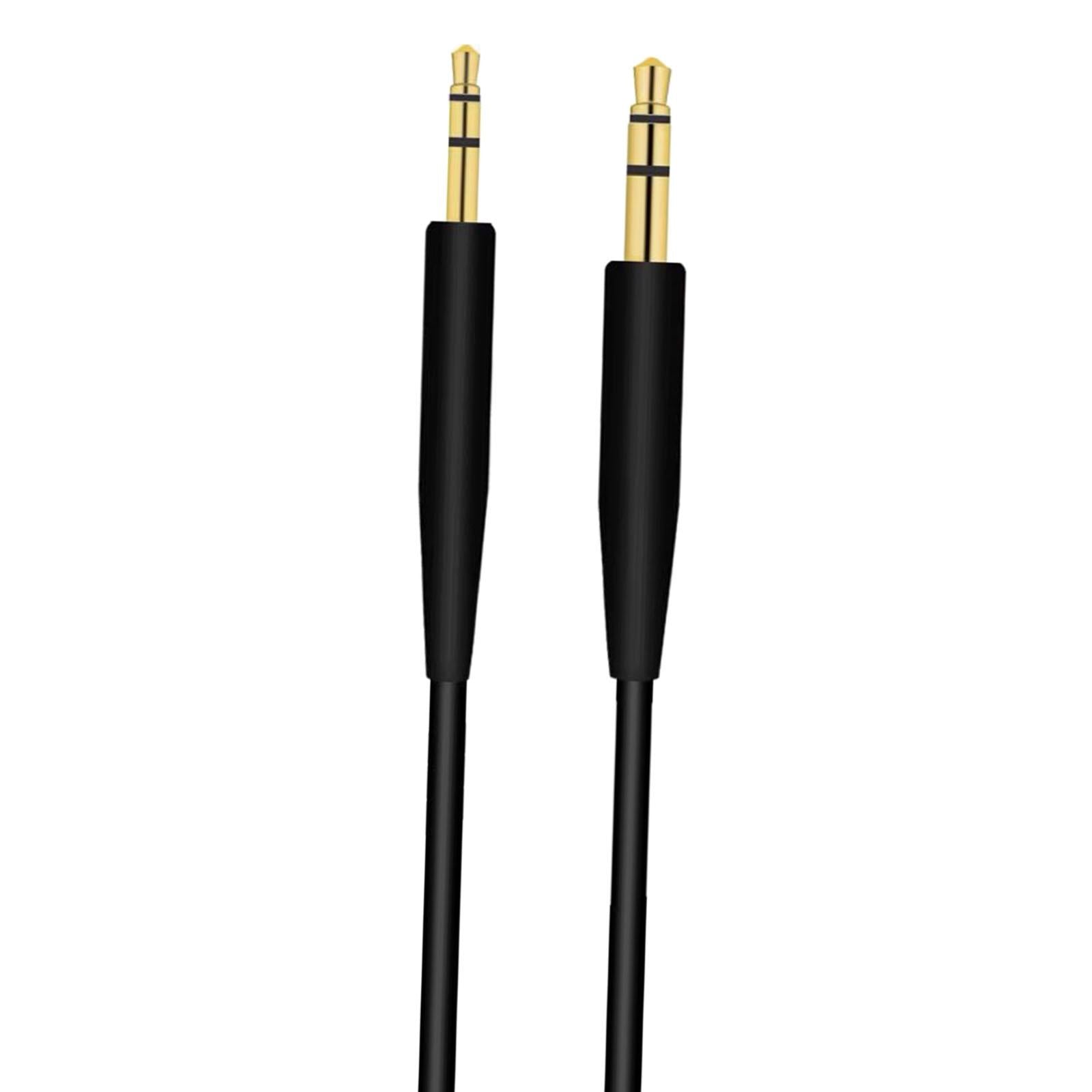 6xHeadphone Replacement Cable 2.5mm 140cm for QC25 35 35II  Black No Mic