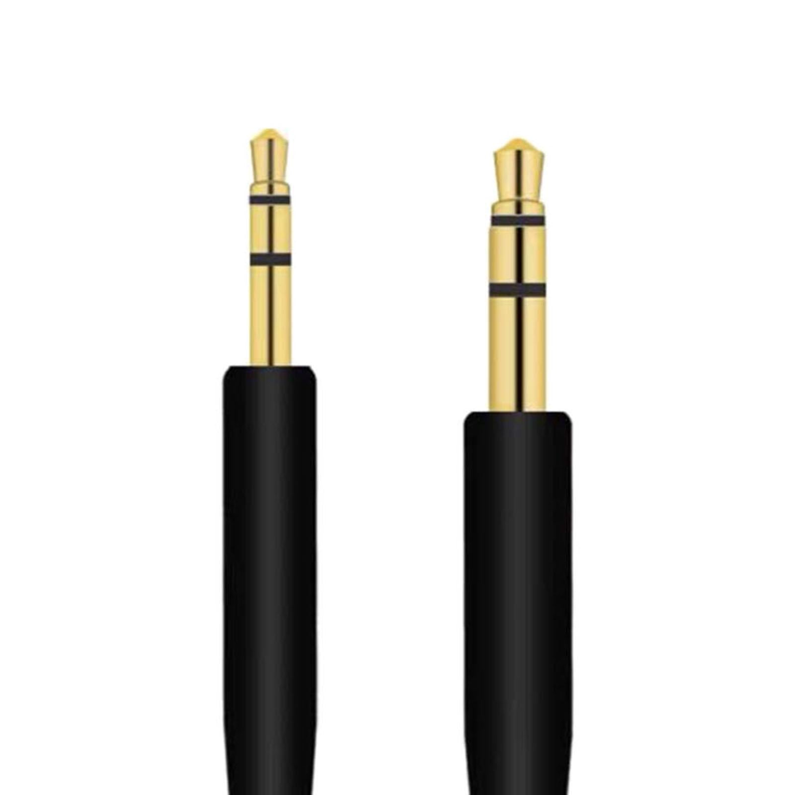 5xHeadphone Replacement Cable 2.5mm 140cm for QC25 35 35II  Black No Mic