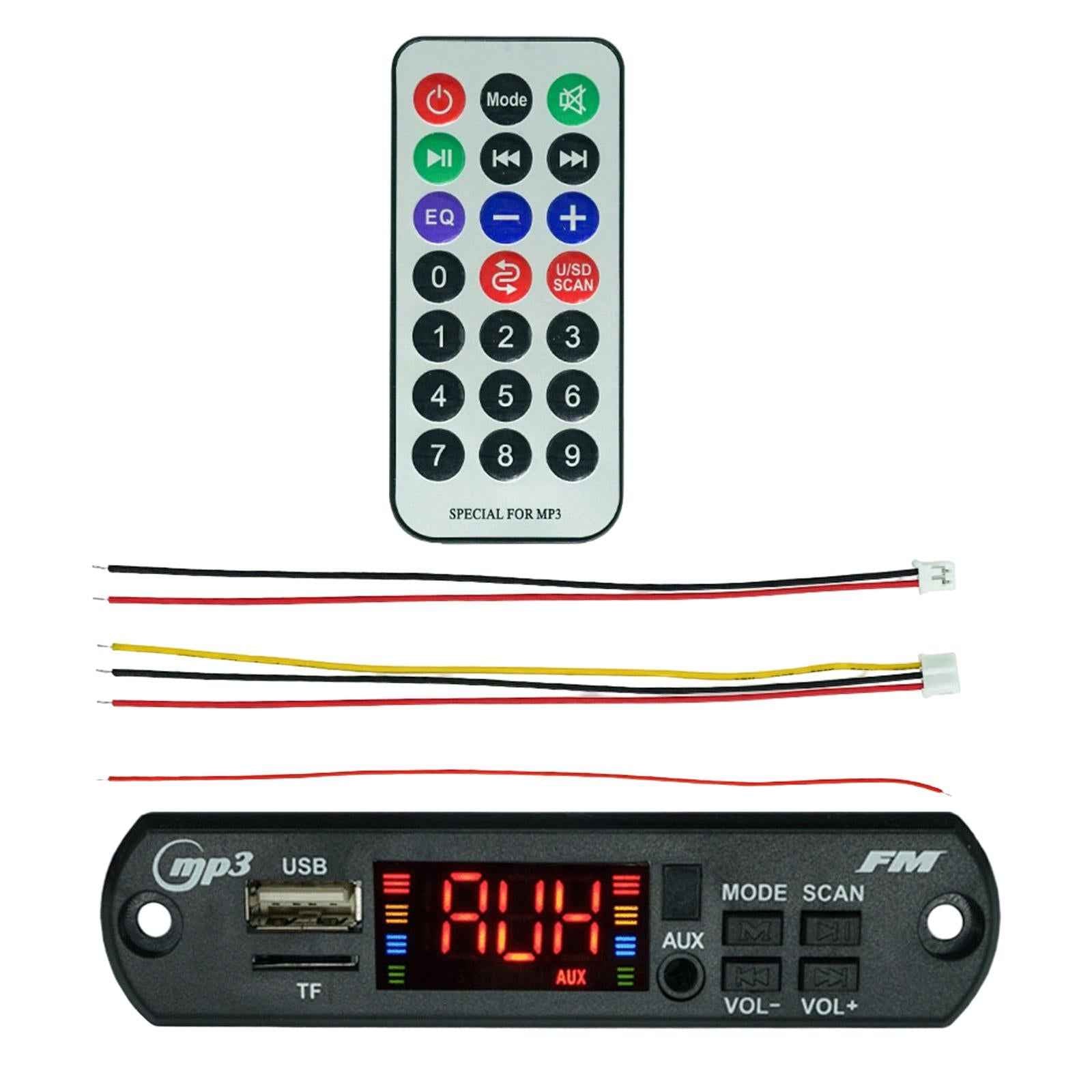 BT MP3 Player Decoding Board with Recording Call 12V Audio Module for Car