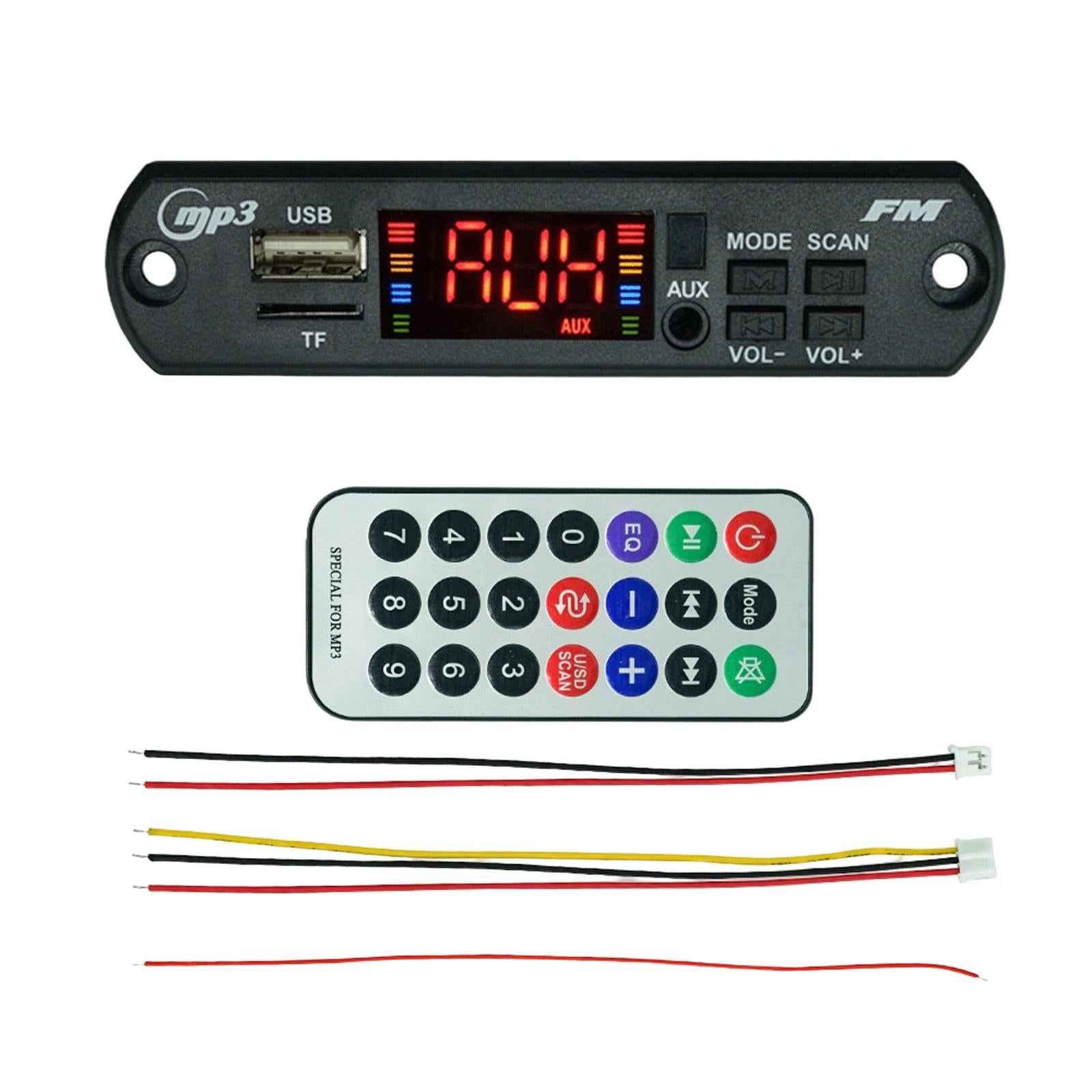 BT MP3 Player Decoding Board with Recording Call 12V Audio Module for Car