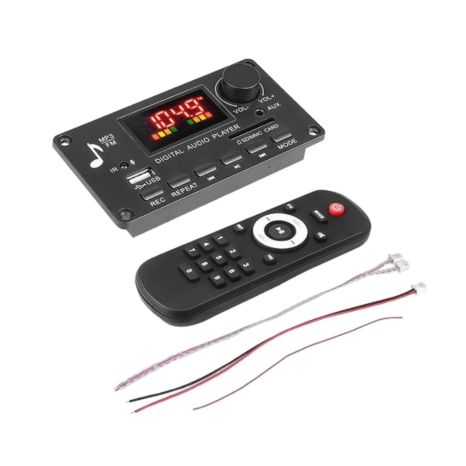 Audio Module 12V USB TF USB FM Car Radio with RC TWS MP3 Amplifier Board