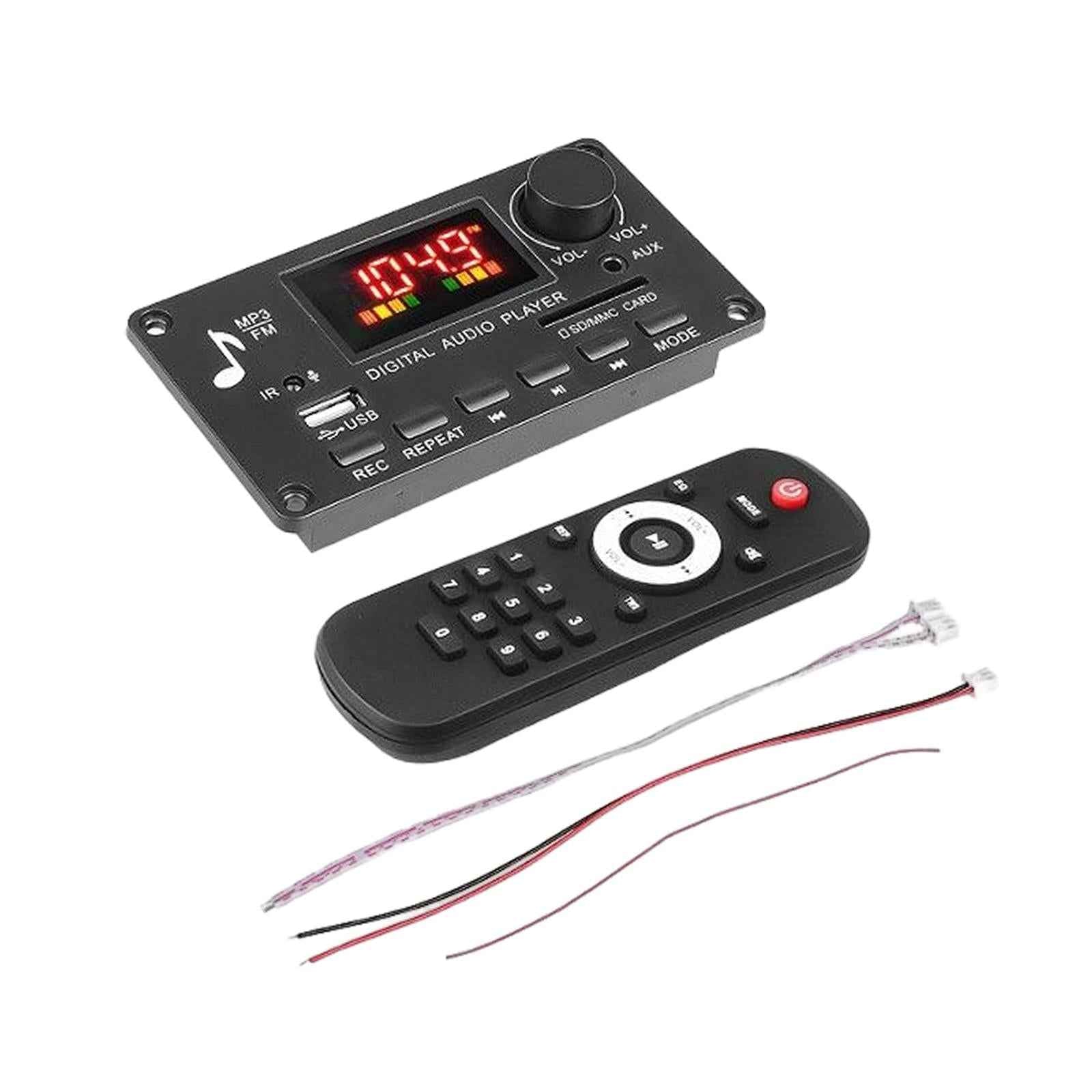 Audio Module 12V USB TF USB FM Car Radio with RC TWS MP3 Amplifier Board