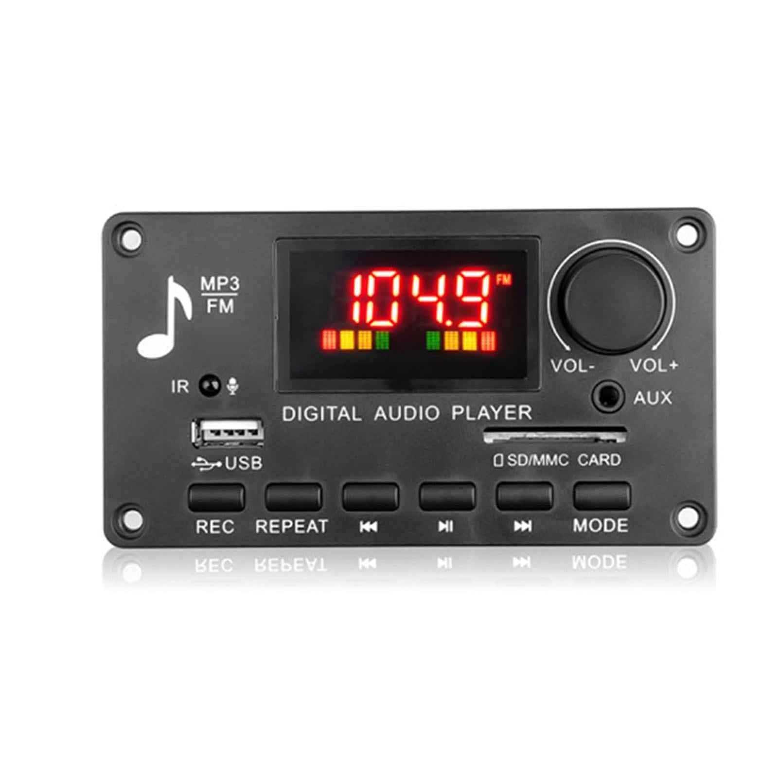 Audio Module 12V USB TF USB FM Car Radio with RC TWS MP3 Amplifier Board