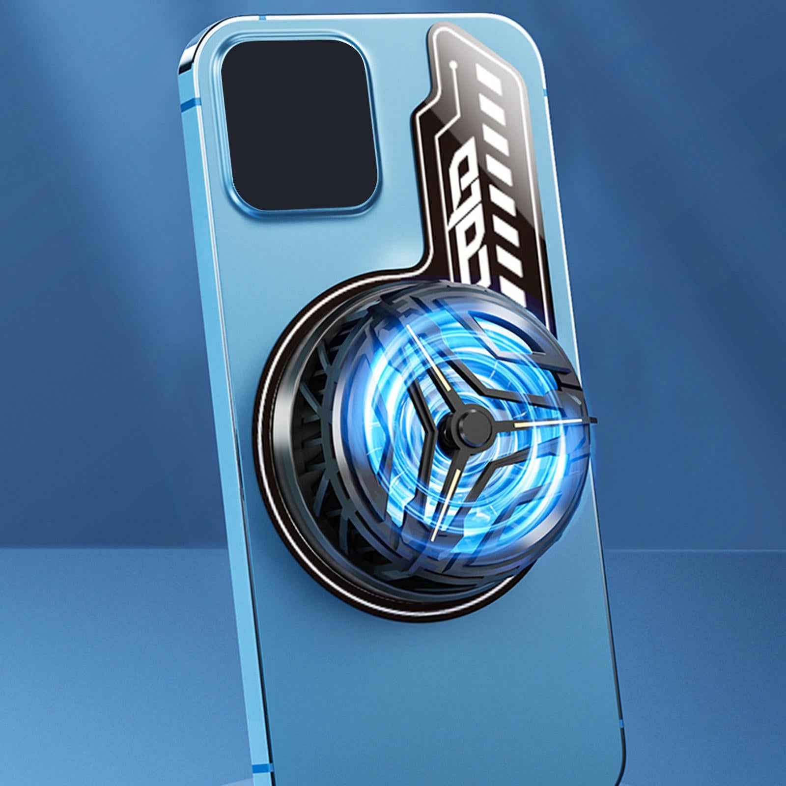 Universal Phone Cooler Pad Heatsink Cooling Black Games Holder Sticker