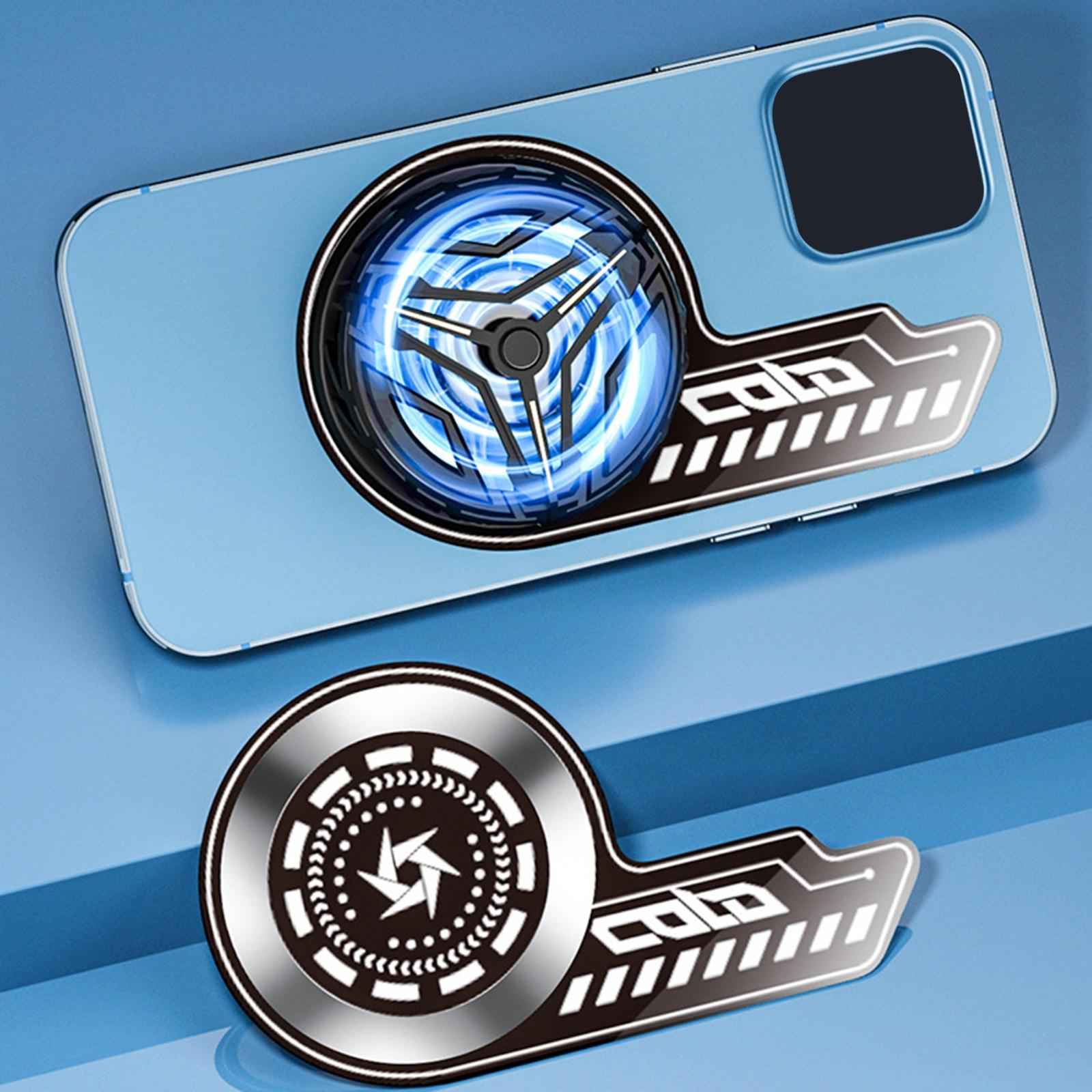 Universal Phone Cooler Pad Heatsink Cooling Black Games Holder Sticker