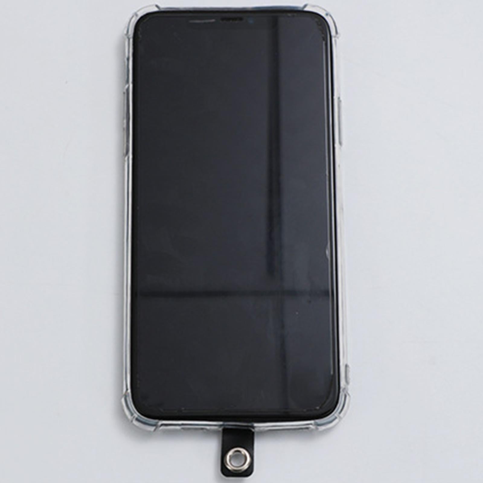 4xPhone Lanyard Gasket Safety Tether Patch Durable for Most Smartphones Case Khaki 