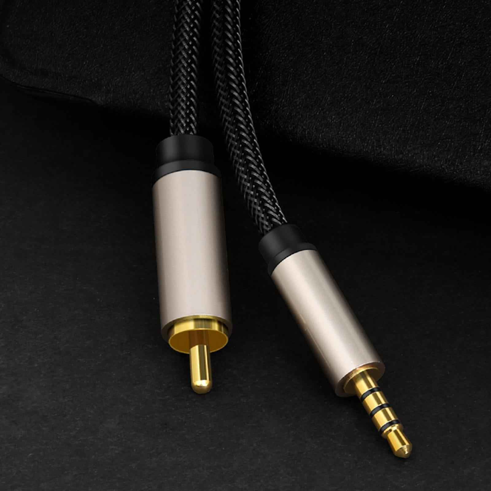 Audio Video Cable RCA to 3.5mm Digital Coaxial Cable for Home Stereos HDTV 50cmx1cmx1cm