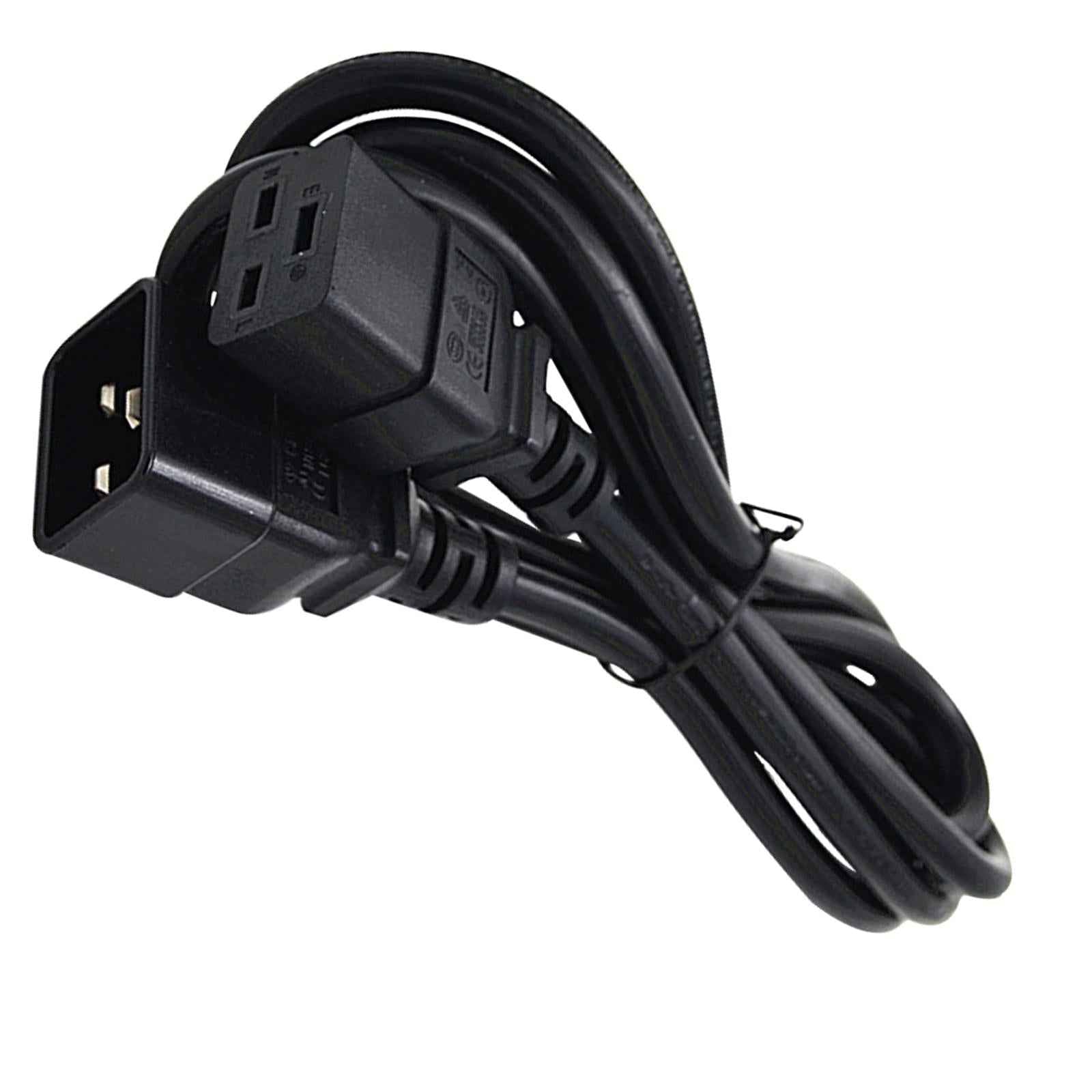IEC320-C20 to IEC320-C19 Power Adapter Cord Computer Rated Power 2500W
