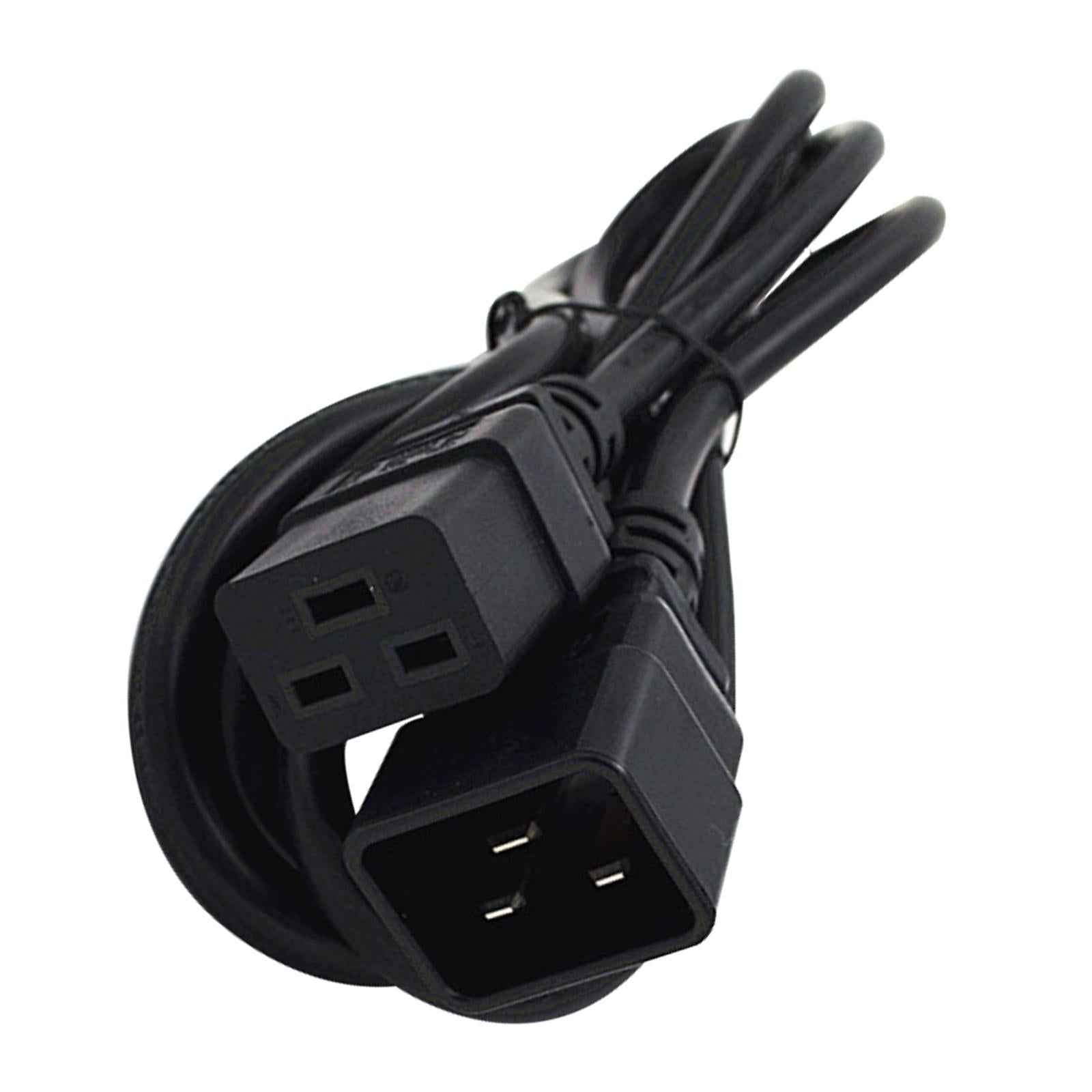 IEC320-C20 to IEC320-C19 Power Adapter Cord Computer Rated Power 2500W