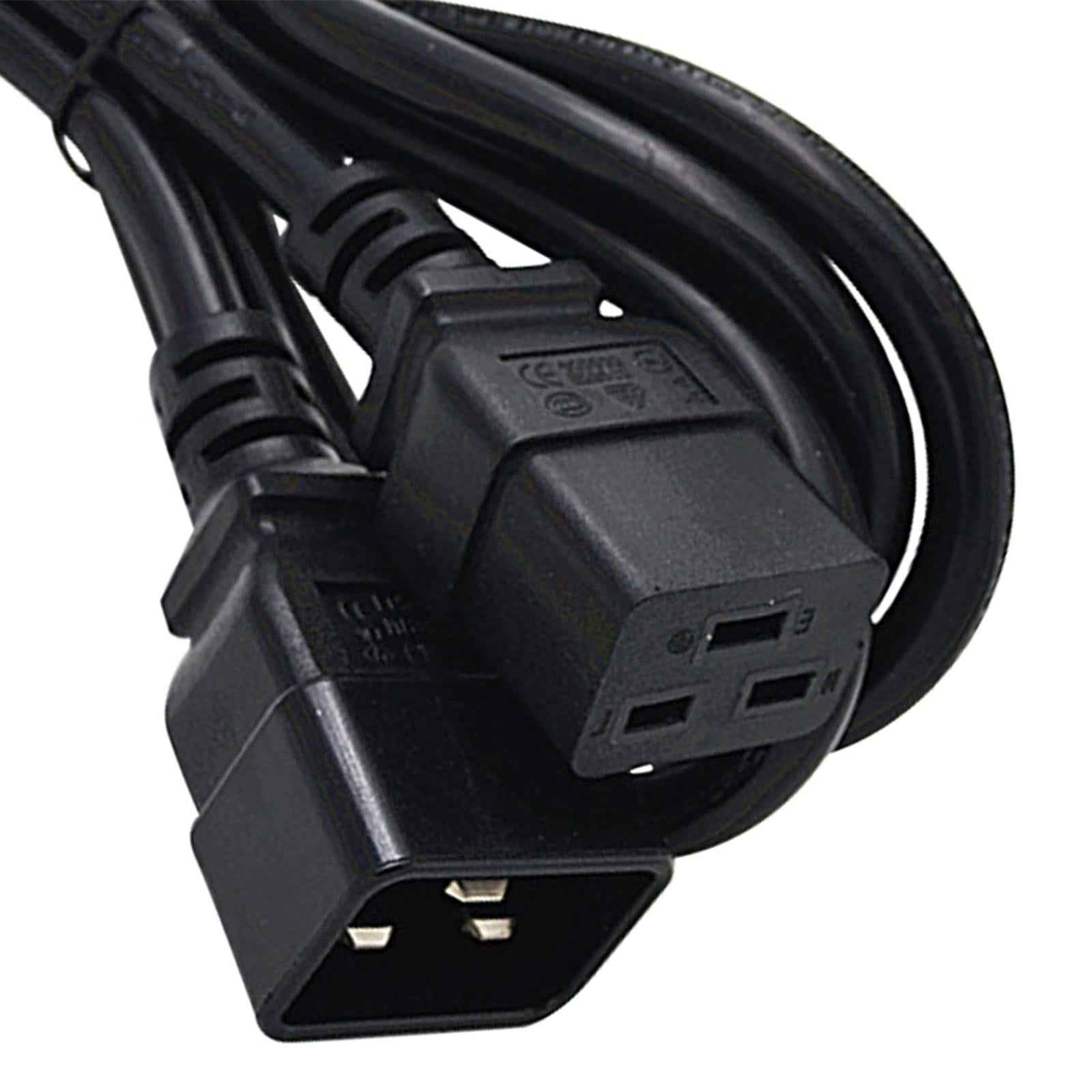 IEC320-C20 to IEC320-C19 Power Adapter Cord Computer Rated Power 2500W