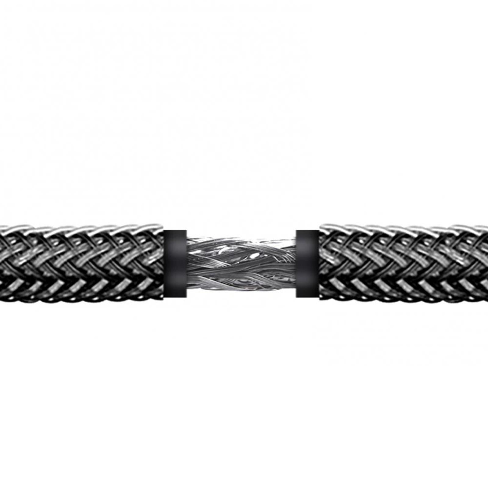 4xAudio Cable 3.5mm to Male RCA Adapter Nylon Braided for Tablet Speaker 2m