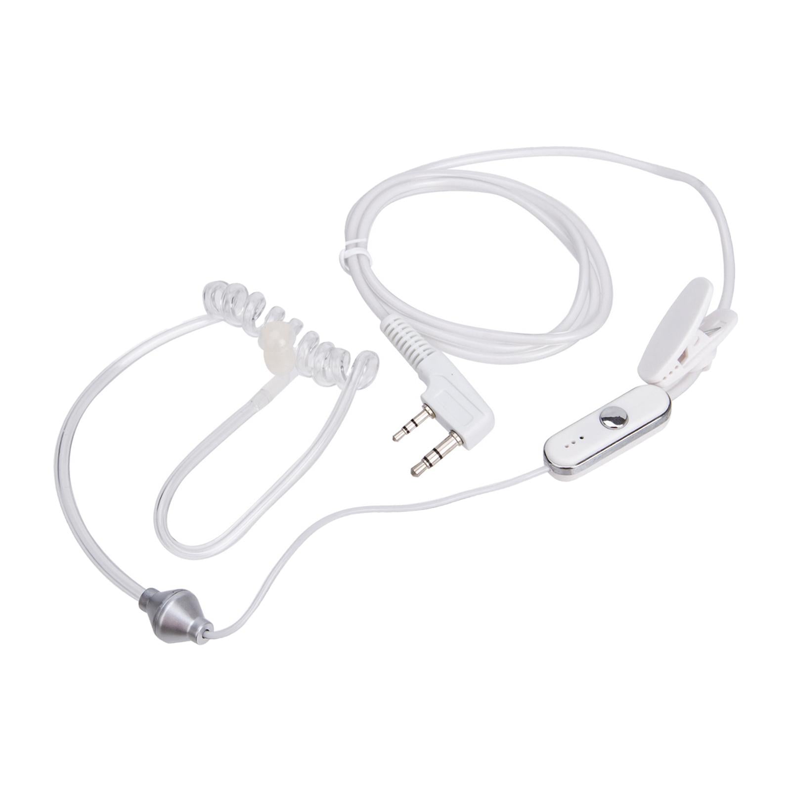 2xWalkie Talkie Earpiece Two Way Radio Earpiece Headset for UV5R BF-777 BF-658