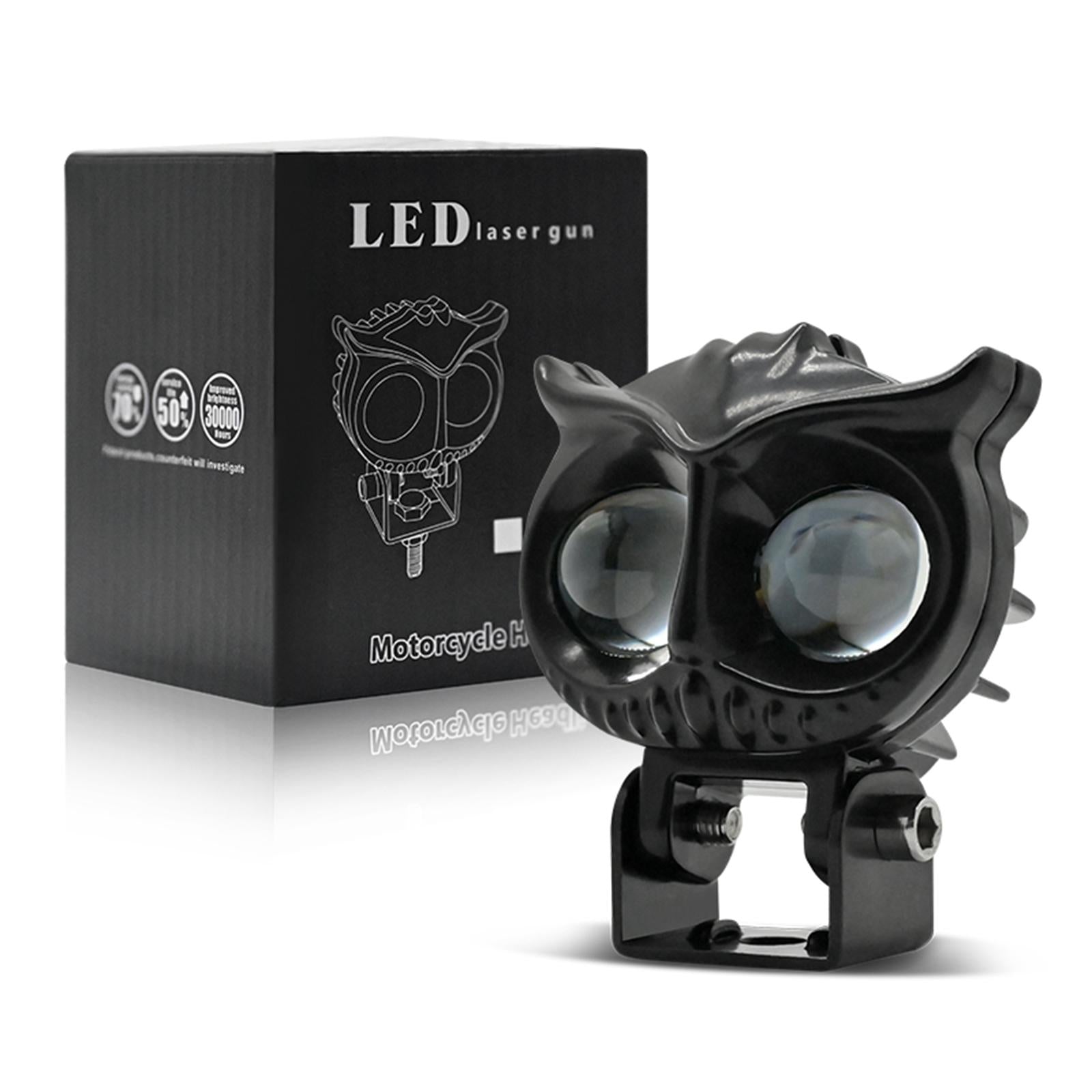 Motorcycle Fog Light Universal Owl Shape Work Light for Motorbikes ATV Bike