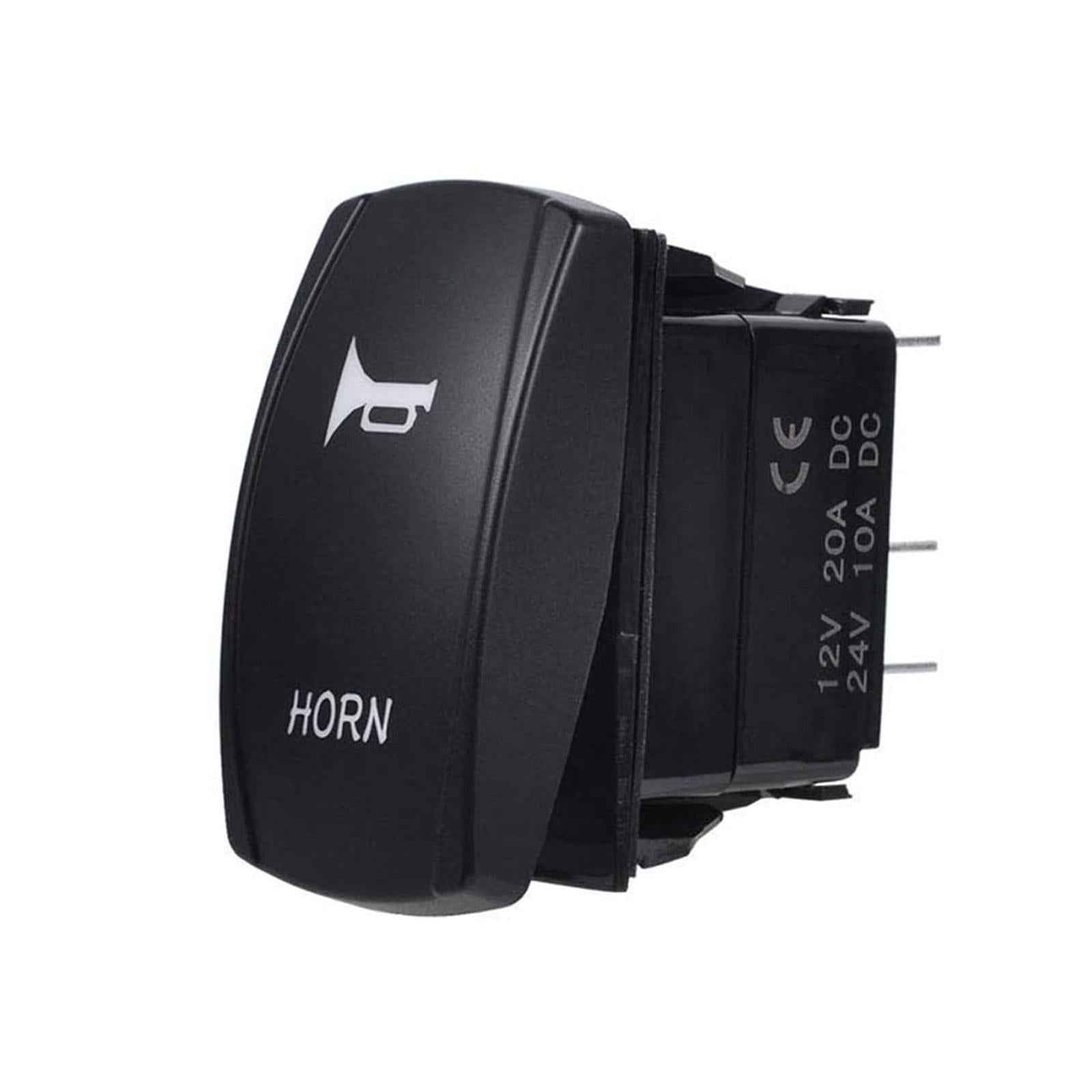 Horn Button Rocker Switch Universal ATV Train Marine Toggle Switch Momentary green