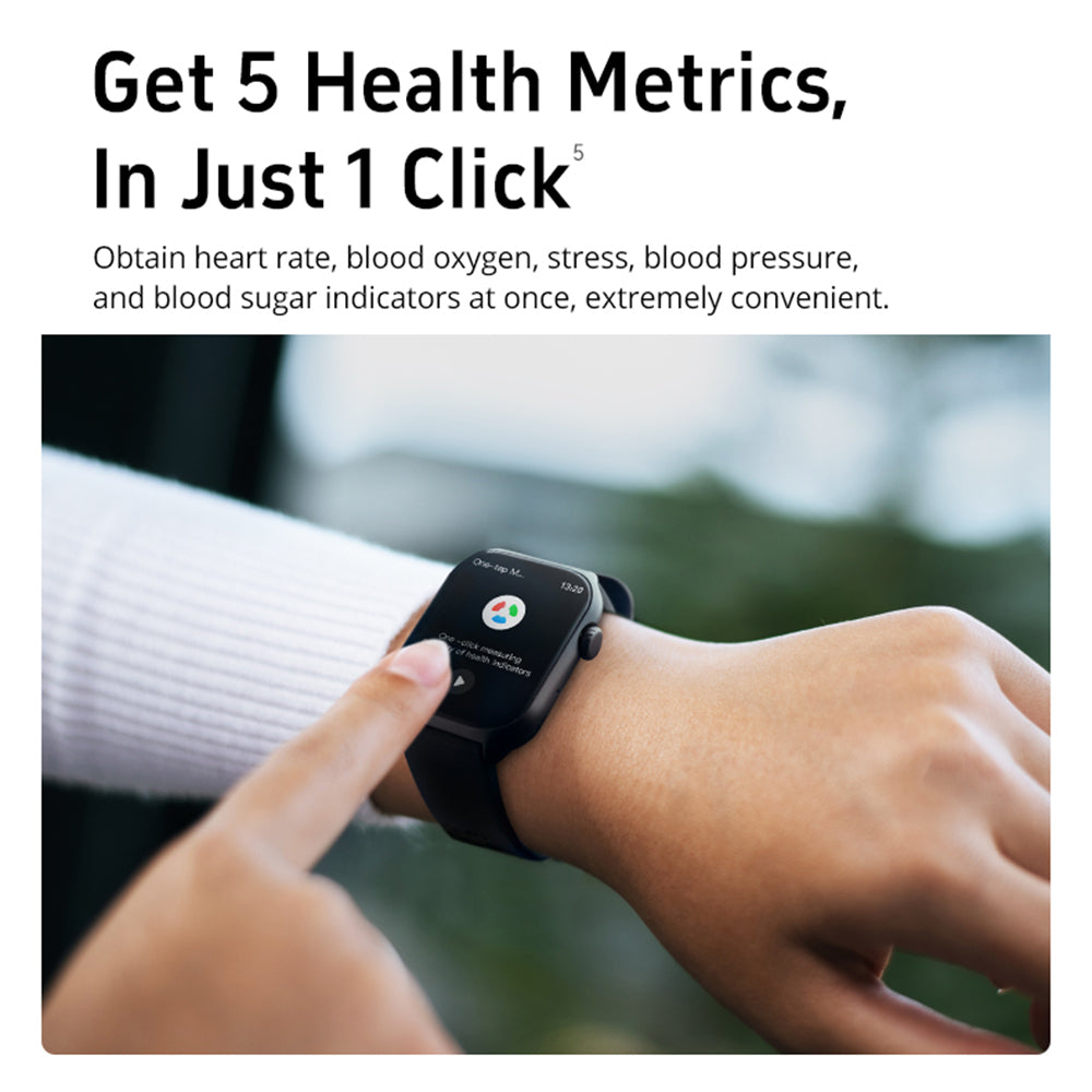 GTS7 2.0-inch Sport Watch Bluetooth Smart Watch Health Monitor Multiple Sports Modes - Blue