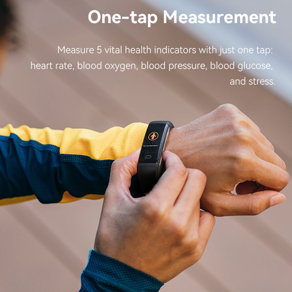 S5 0.96 Inch Screen Smart Watch Sports Bracelet Waterproof Intelligent Blood Pressure Watch - Army Green
