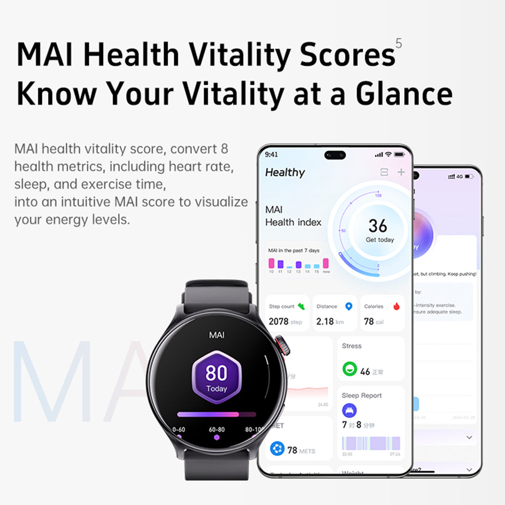 GTR2 1.46-inch Bluetooth Calling Sport Watch Multi-sport Mode Smart Watch Heart Rate Sleep Monitoring - Blue