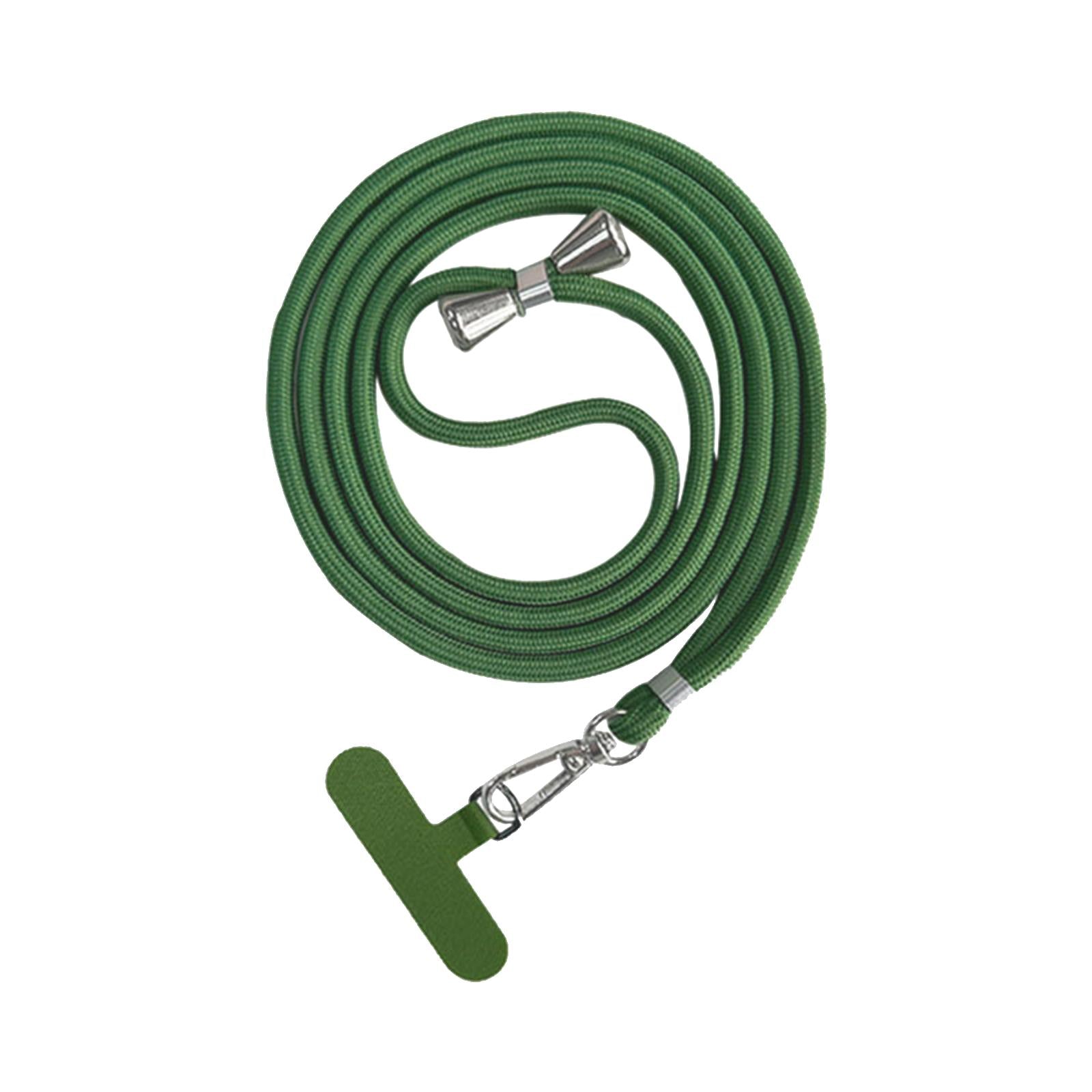2xPhone Lanyard Crossbody Safety Tether Tab System for Hiking Climbing Cycling Grass Green