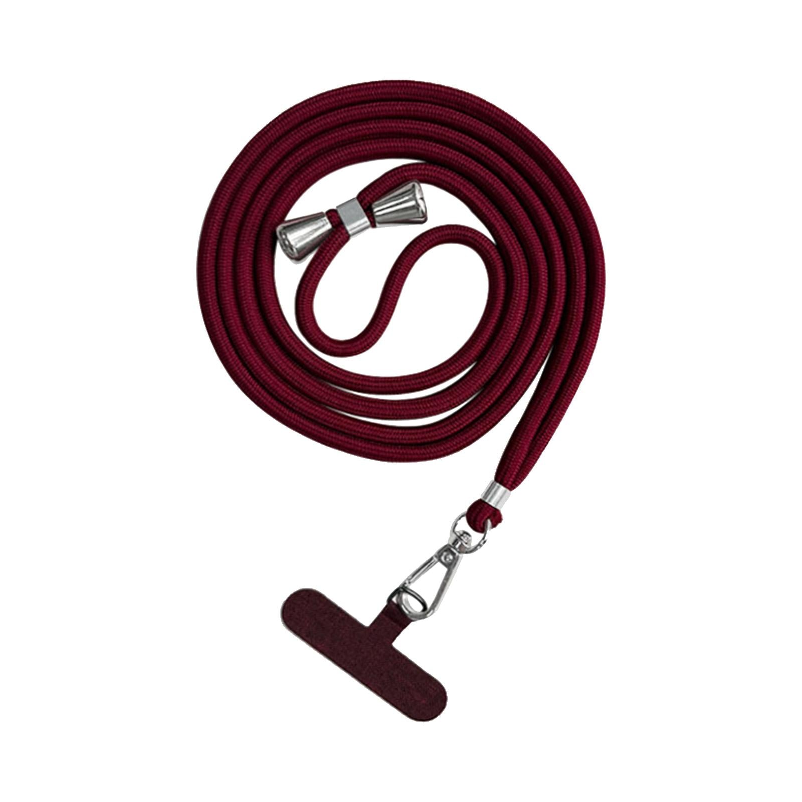 4xPhone Lanyard Crossbody Safety Tether Tab System for Hiking Climbing Cycling Burgundy