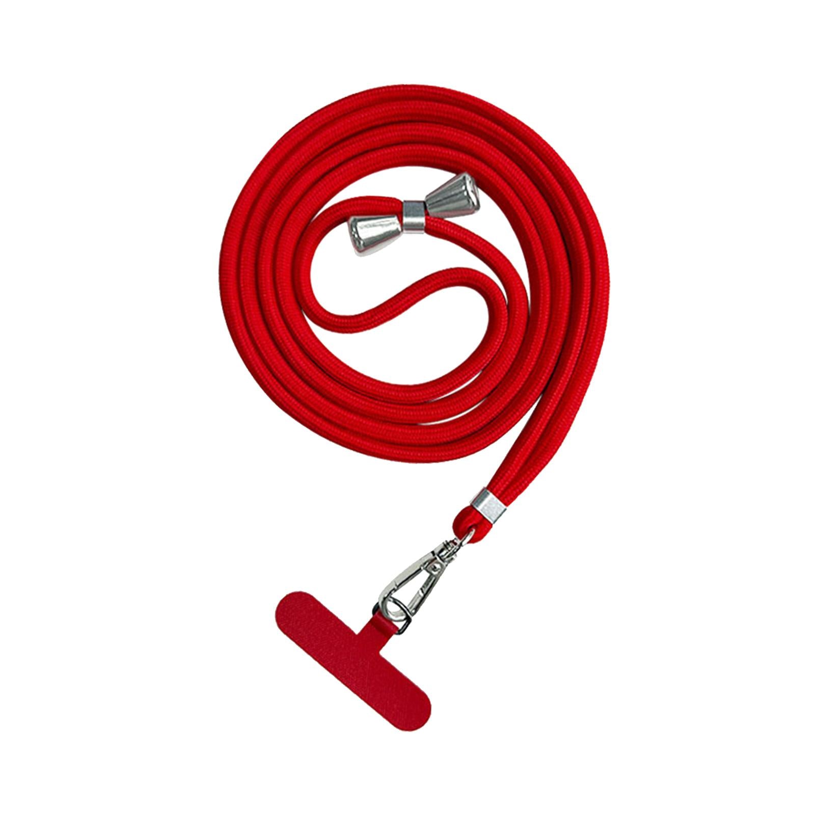 2xPhone Lanyard Crossbody Safety Tether Tab System for Hiking Climbing Cycling Red