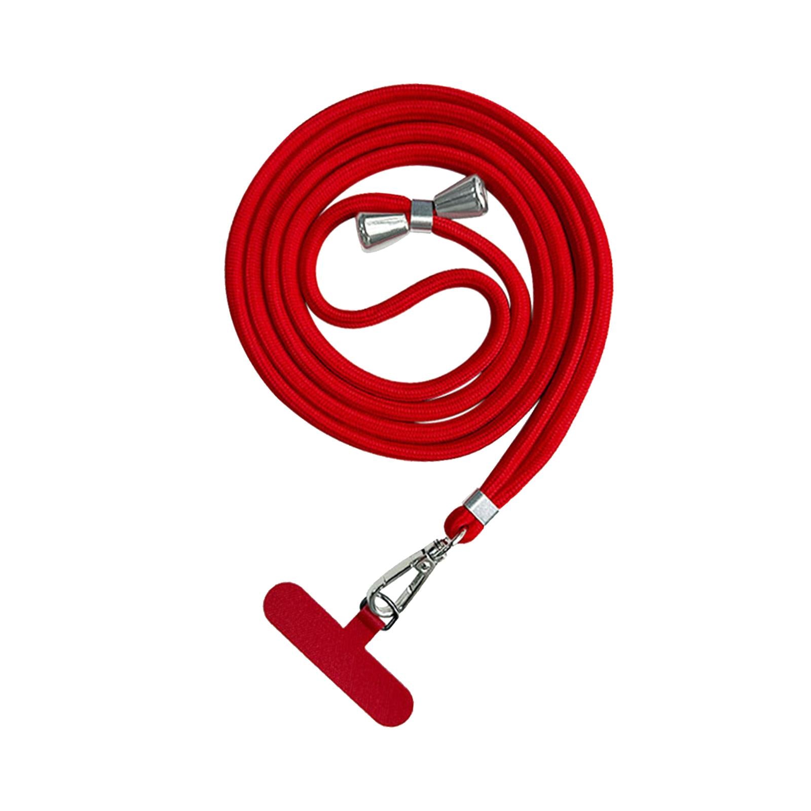 3xPhone Lanyard Crossbody Safety Tether Tab System for Hiking Climbing Cycling Red