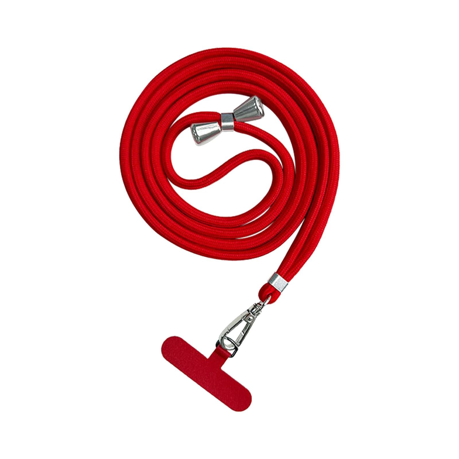 2xPhone Lanyard Crossbody Safety Tether Tab System for Hiking Climbing Cycling Red