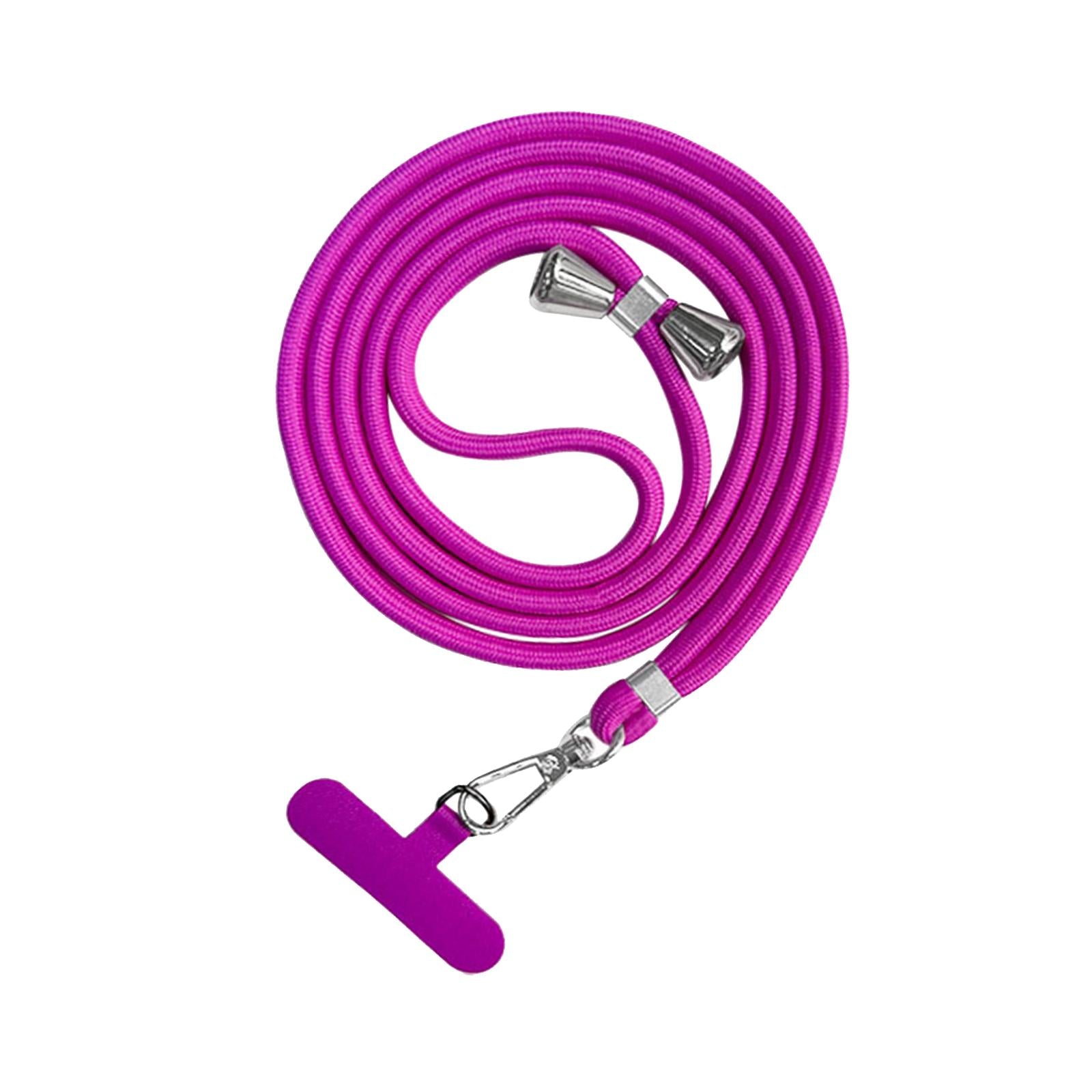4xPhone Lanyard Crossbody Safety Tether Tab System for Hiking Climbing Cycling Rose Red