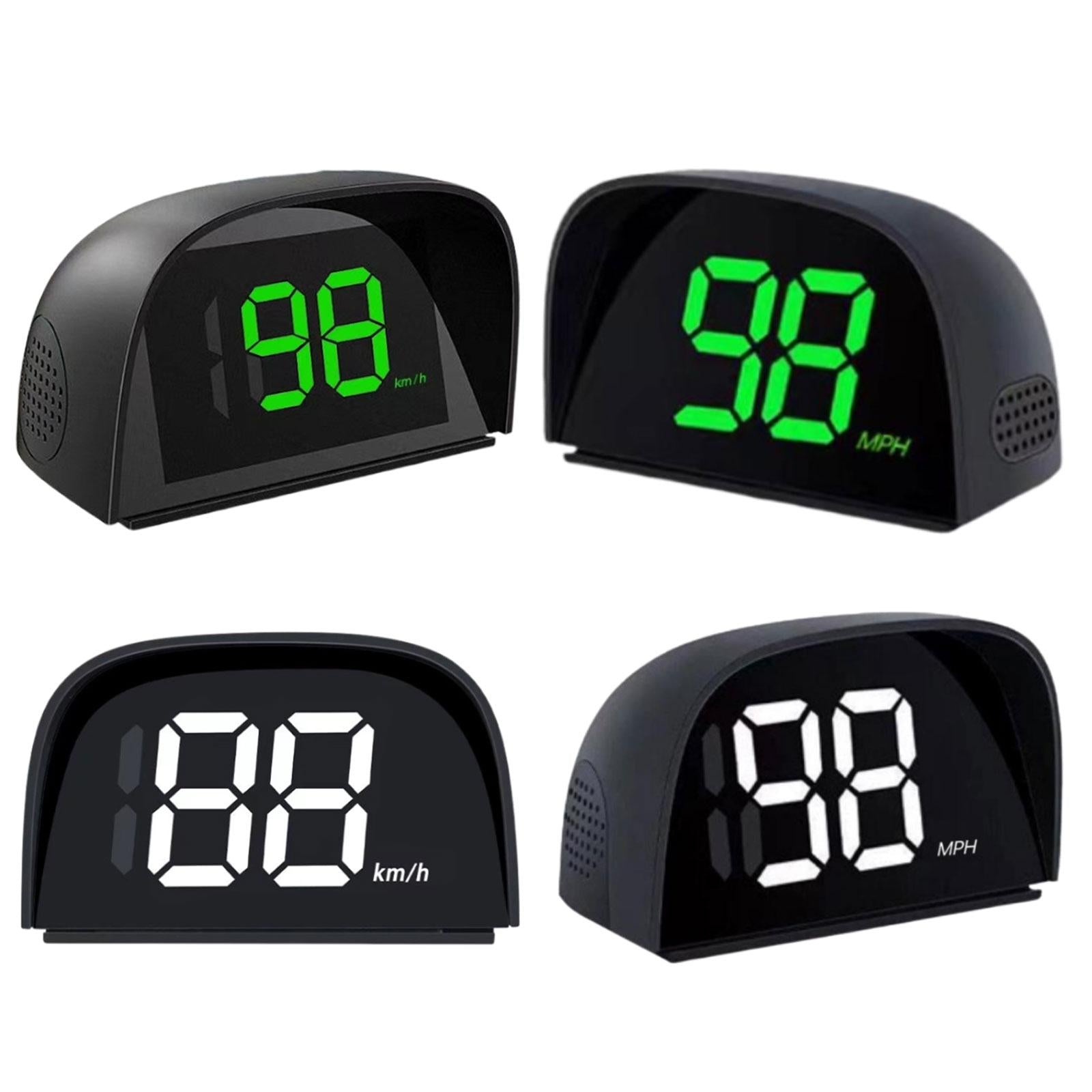 Car Heads up Display Professional Portable Digital Gauge for SUV Trucks Auto White km