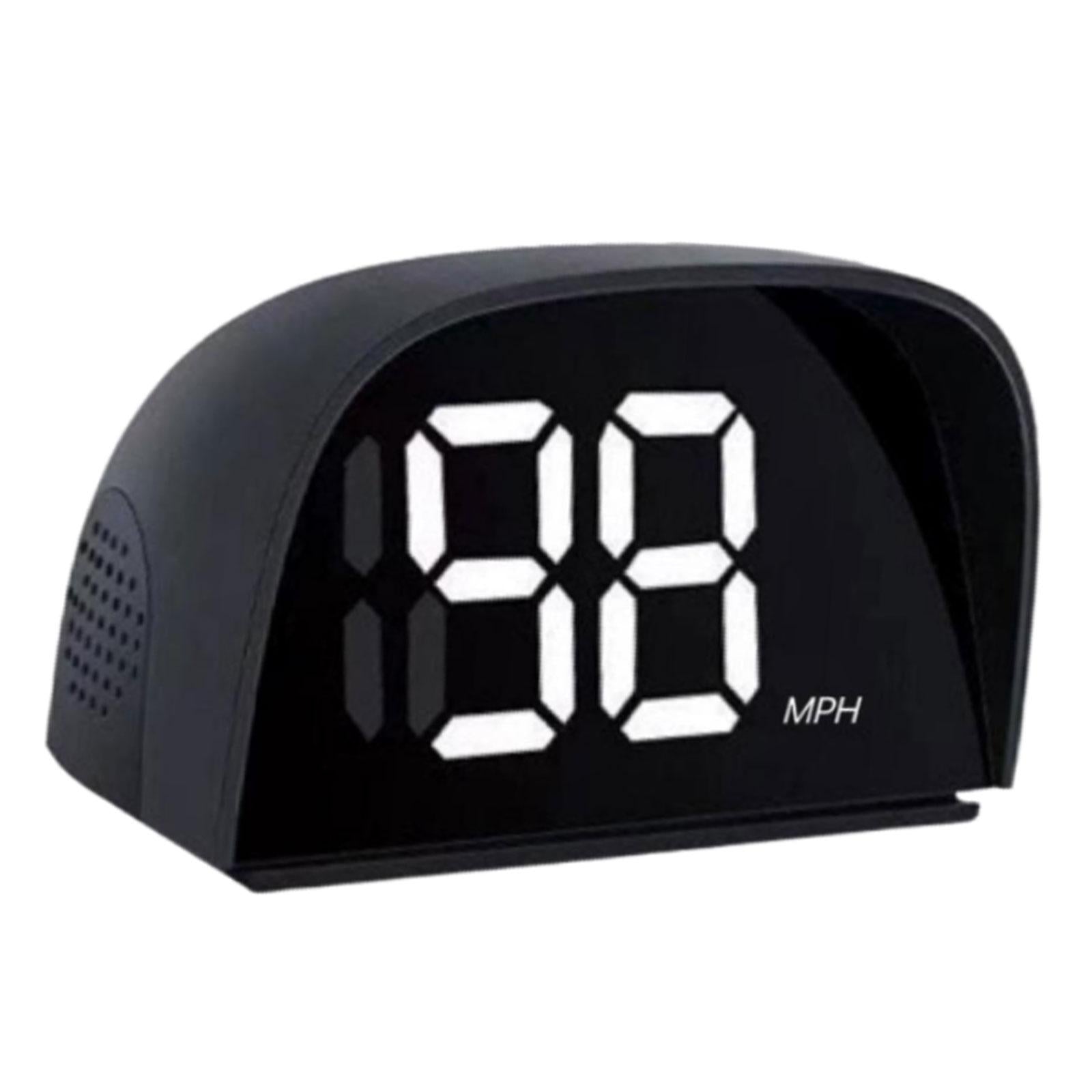 Car Heads up Display Professional Portable Digital Gauge for SUV Trucks Auto White mph