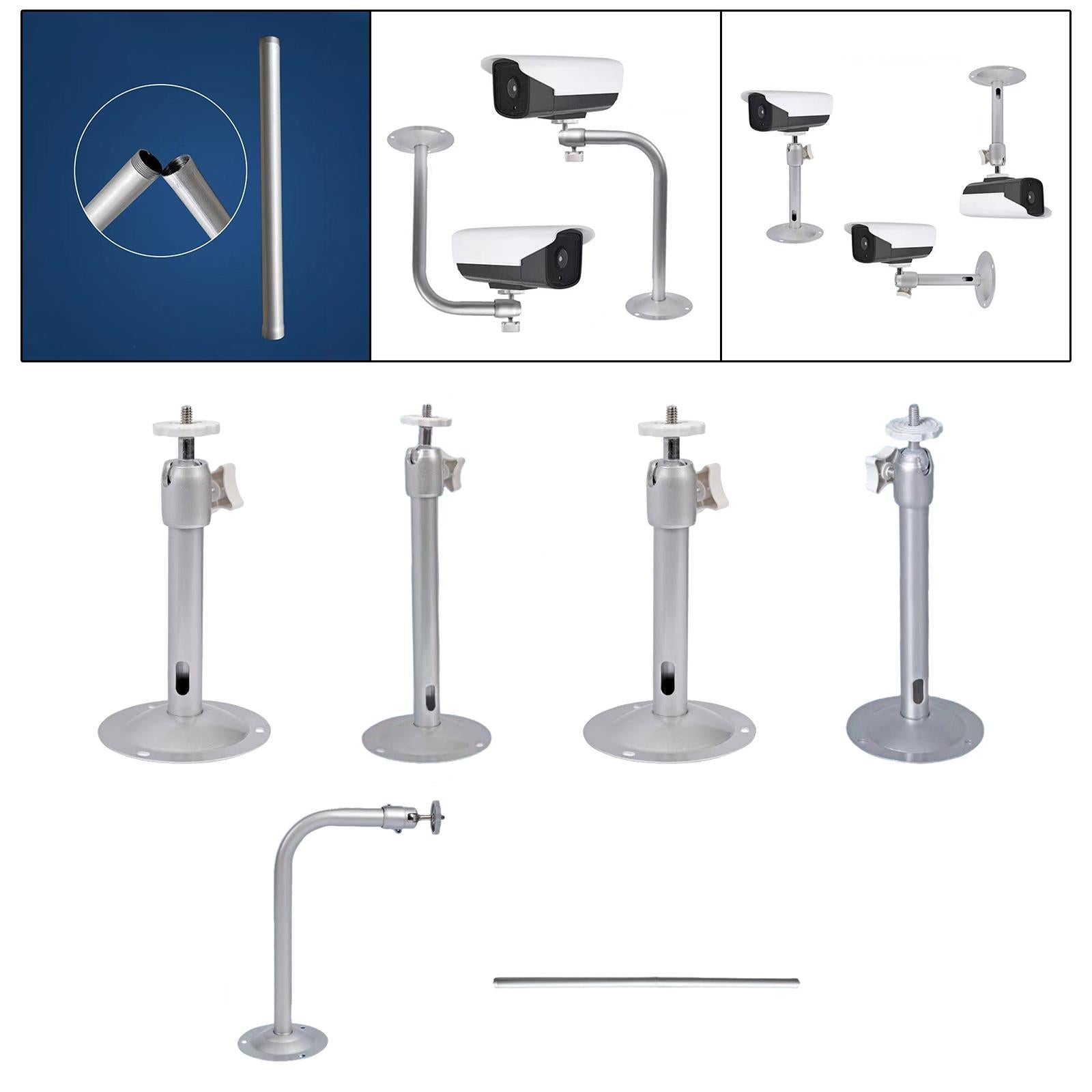 3xWall Camera Mount Bracket Indoor Outdoor Wall Mounted Monitor Camera Bracket 04D