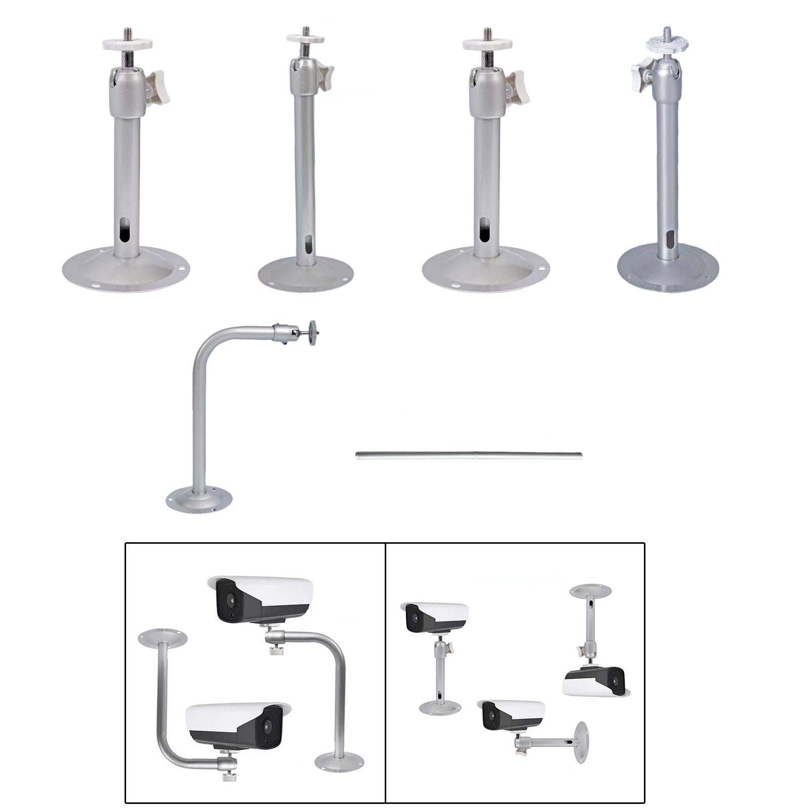 2xWall Camera Mount Bracket Indoor Outdoor Wall Mounted Monitor Camera Bracket 04D