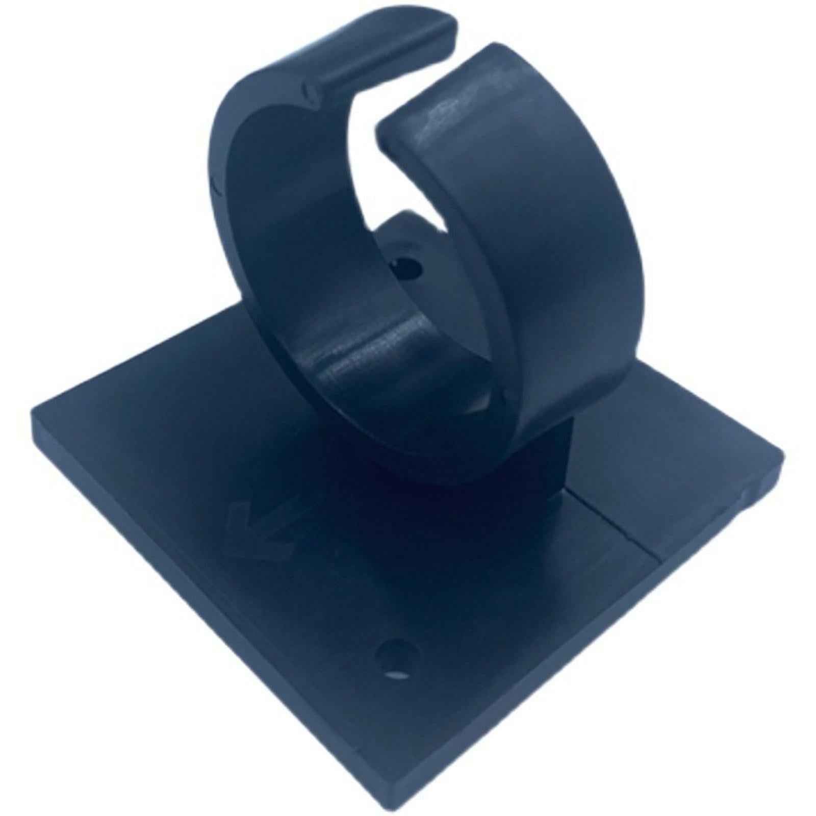 2x Microphone Hanger Clip Practical Portable Adhesive Microphone Holder Hook black
