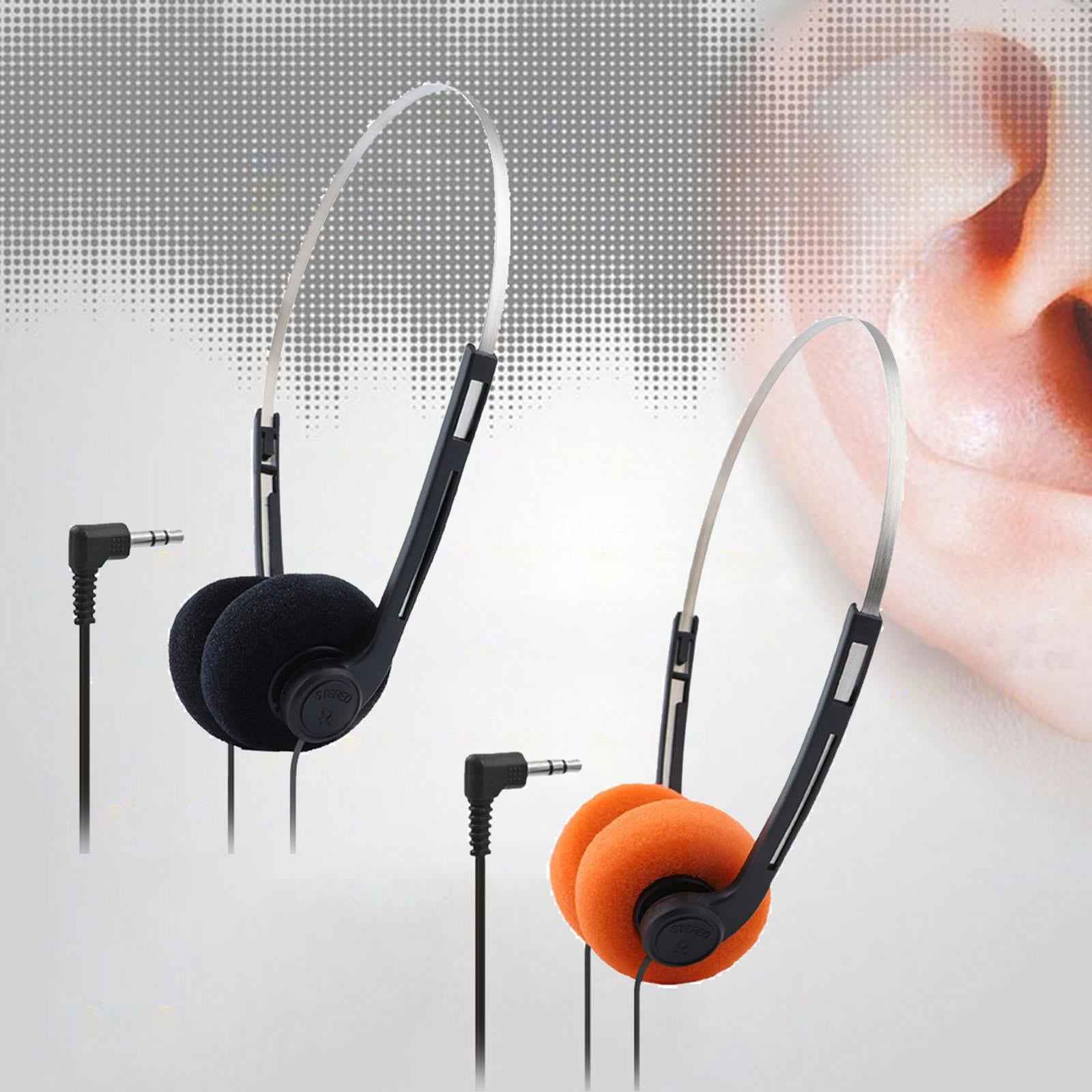 Retro Style Headphone Practical Photo Props for Running Walking Take A Plane Black