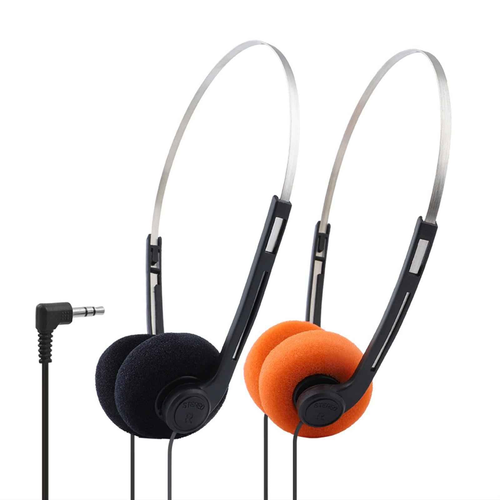 Retro Style Headphone Practical Photo Props for Running Walking Take A Plane Black