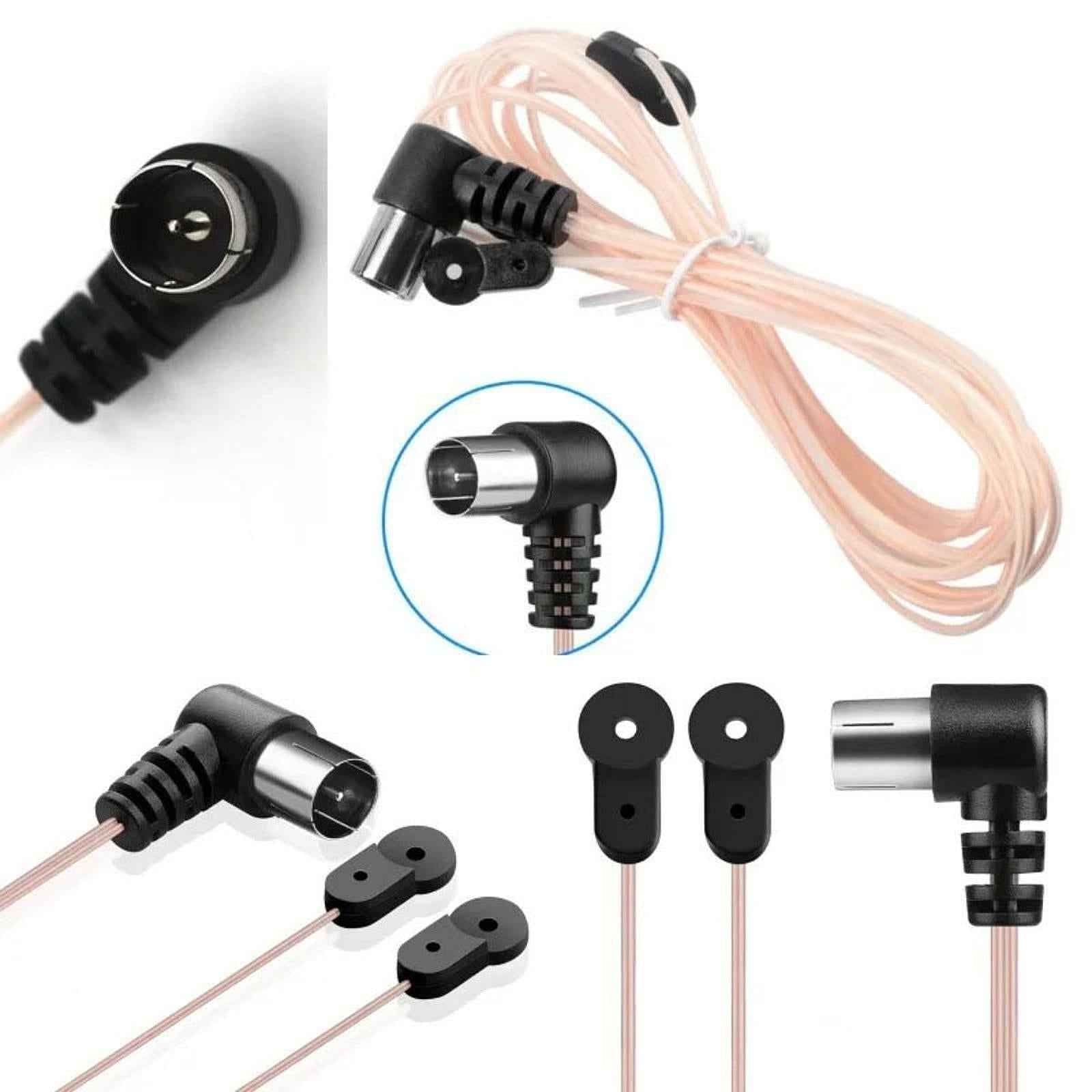FM Radio Antenna Signal Receiver Aerials for Car Home Theater Stereo Receiver