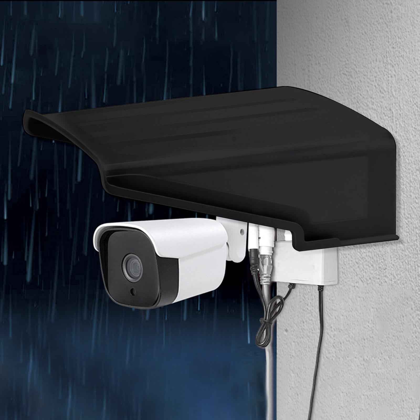 Security Camera Cover Shade Sun Rain Shade for Outdoor Restaurant Courtyard