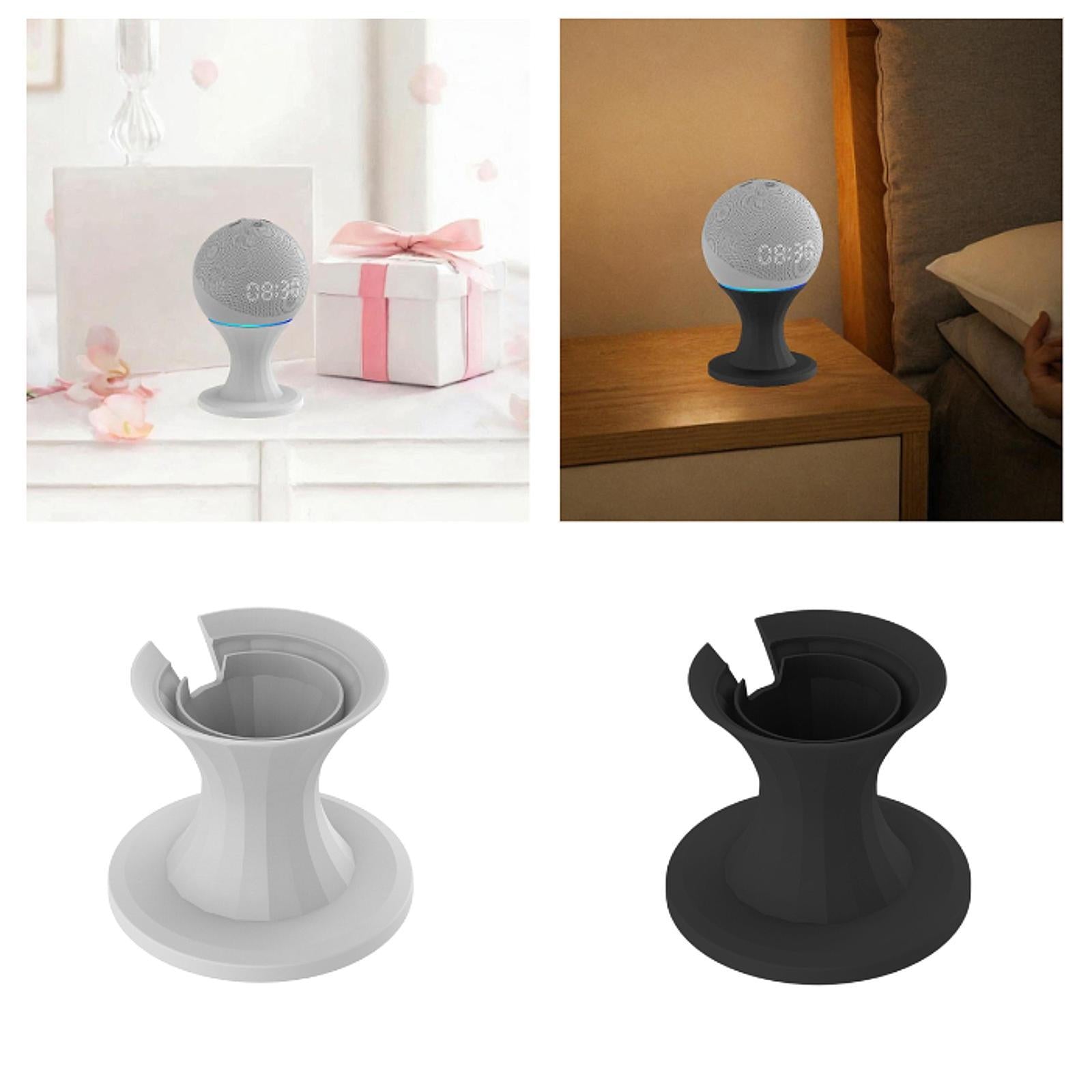 Desktop Speaker Stand Small Speaker Bracket for Indoor Game Room Living Room White