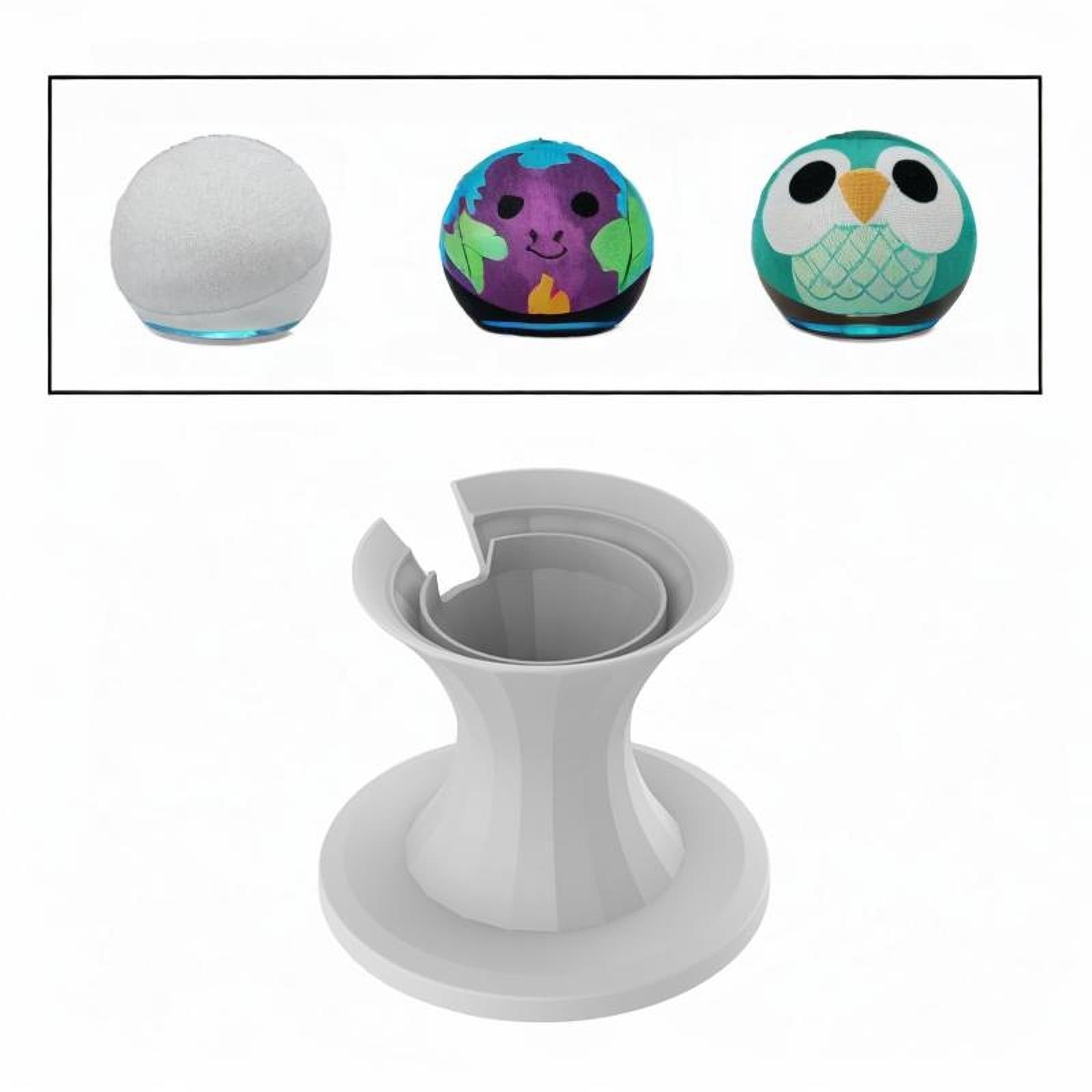 Desktop Speaker Stand Small Speaker Bracket for Indoor Game Room Living Room White